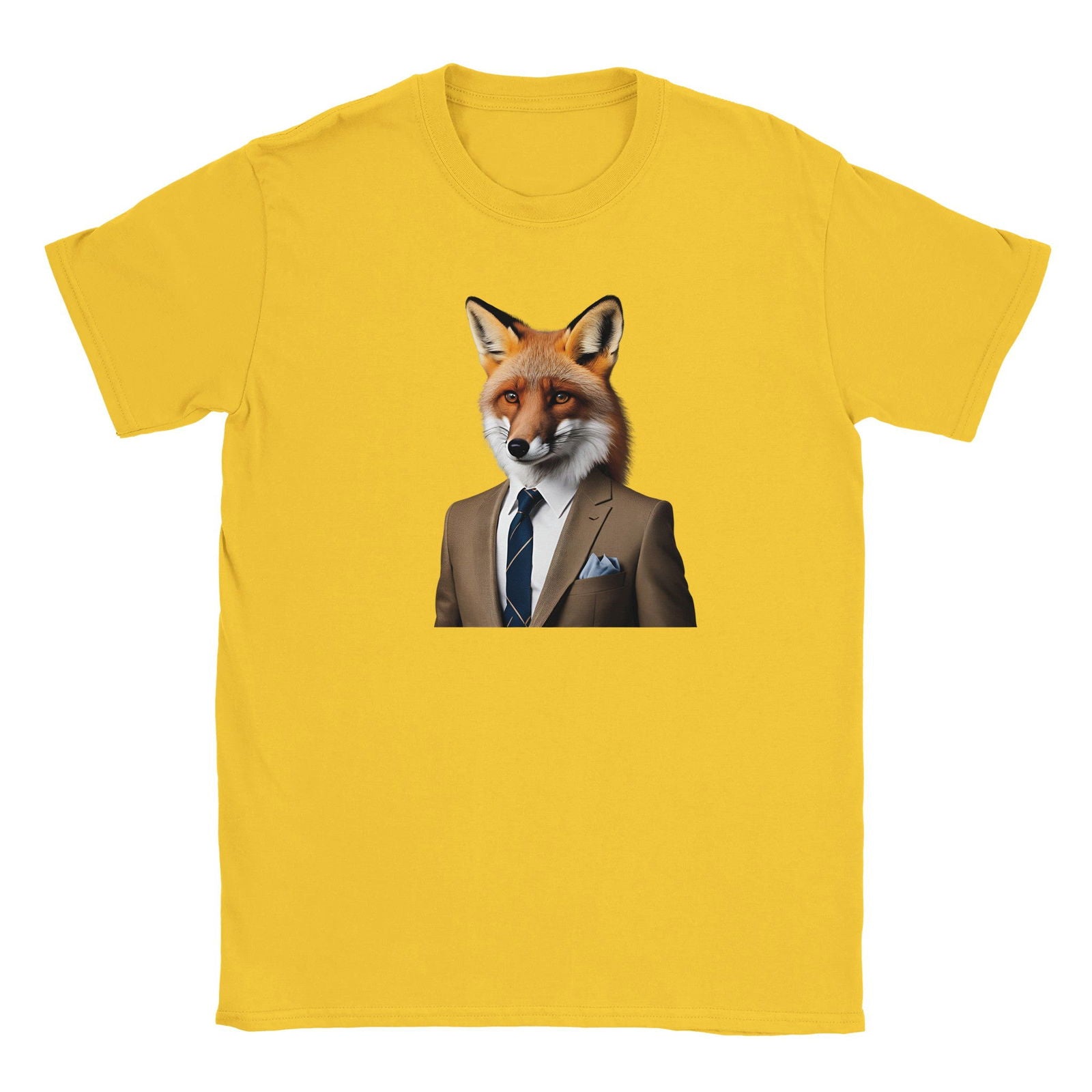 Dandy Animal Fox | T-shirt Unisex - Tshirt-Fabriek.nl