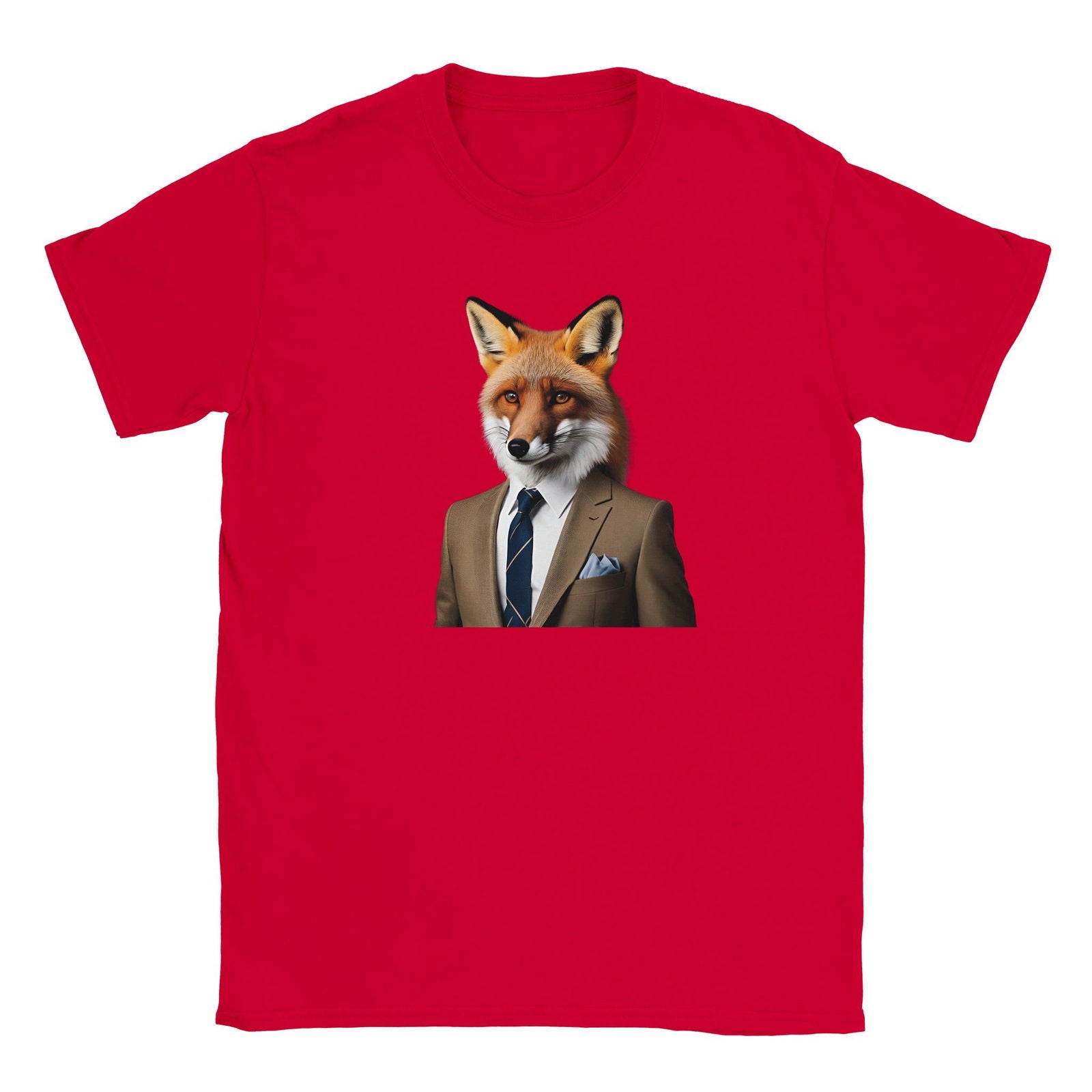 Dandy Animal Fox | T-shirt Unisex - Tshirt-Fabriek.nl