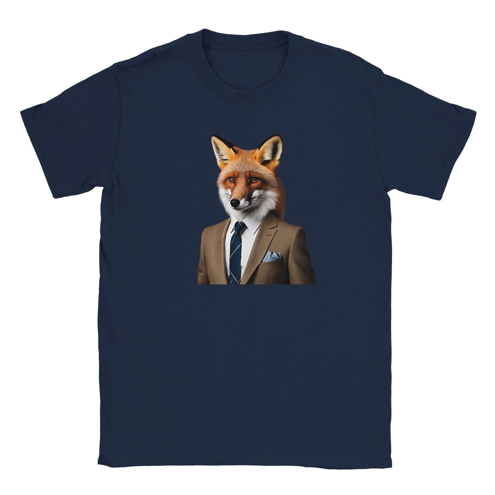 Dandy Animal Fox | T-shirt Unisex - Tshirt-Fabriek.nl