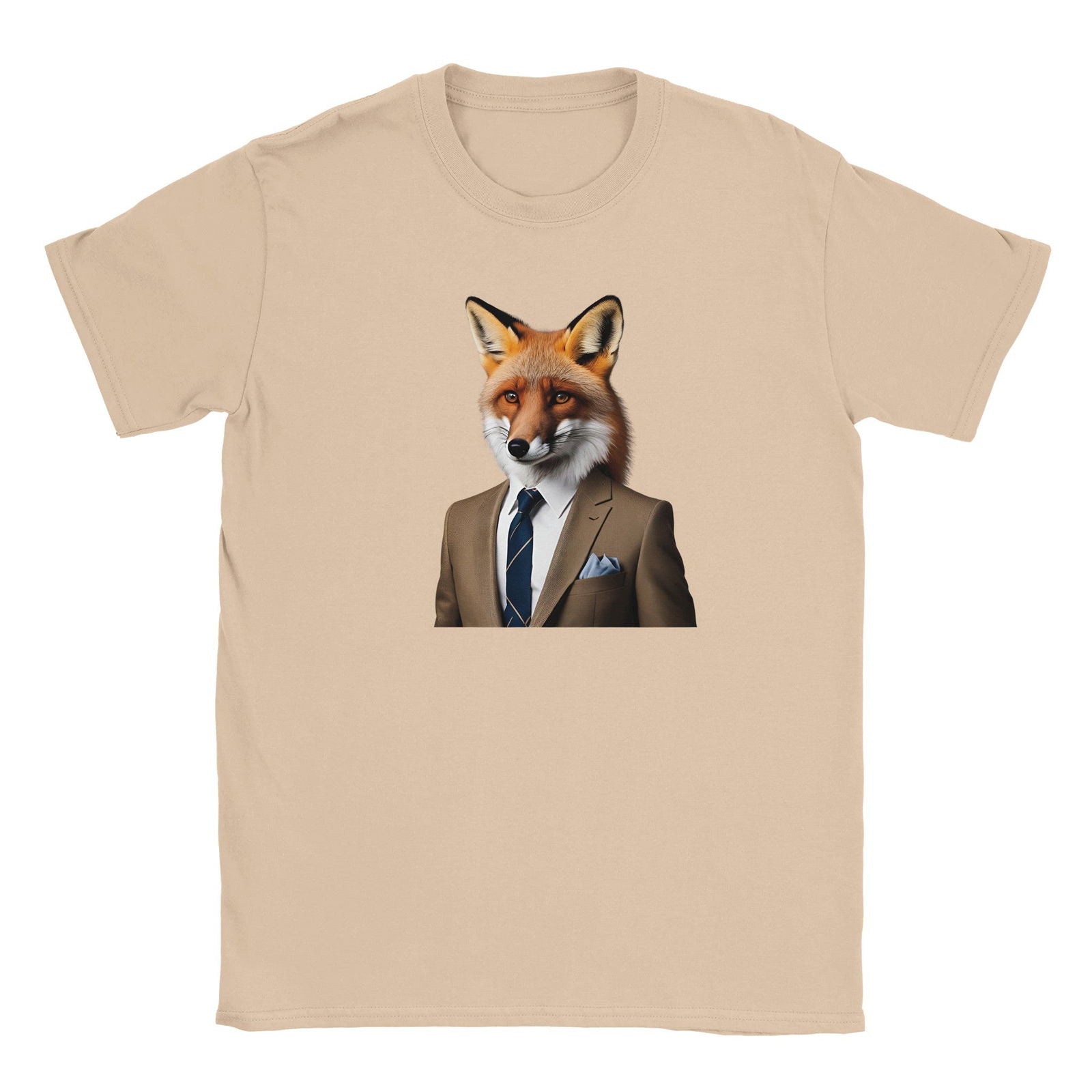 Dandy Animal Fox | T-shirt Unisex - Tshirt-Fabriek.nl