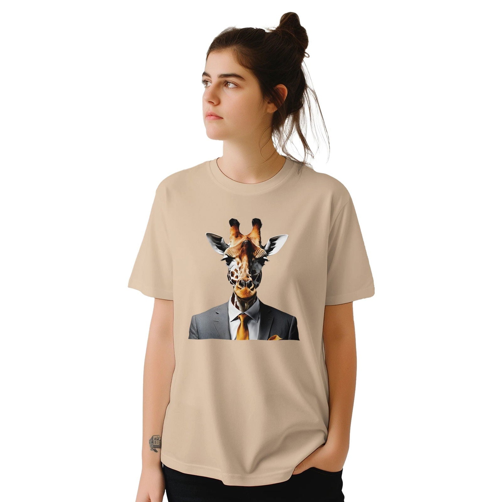 Dandy Animal Giraffe | T-shirt Unisex - Tshirt-Fabriek.nl