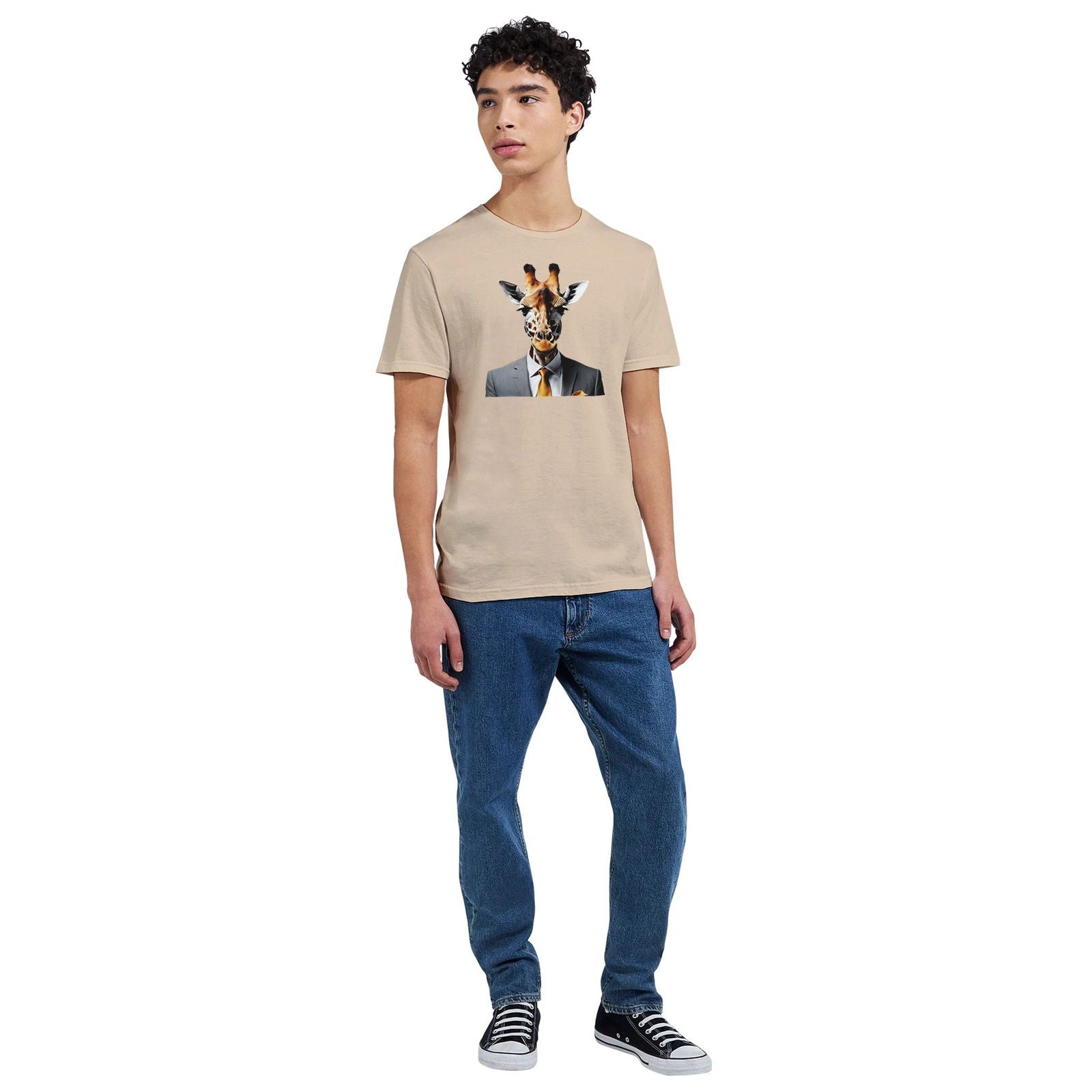 Dandy Animal Giraffe | T-shirt Unisex - Tshirt-Fabriek.nl