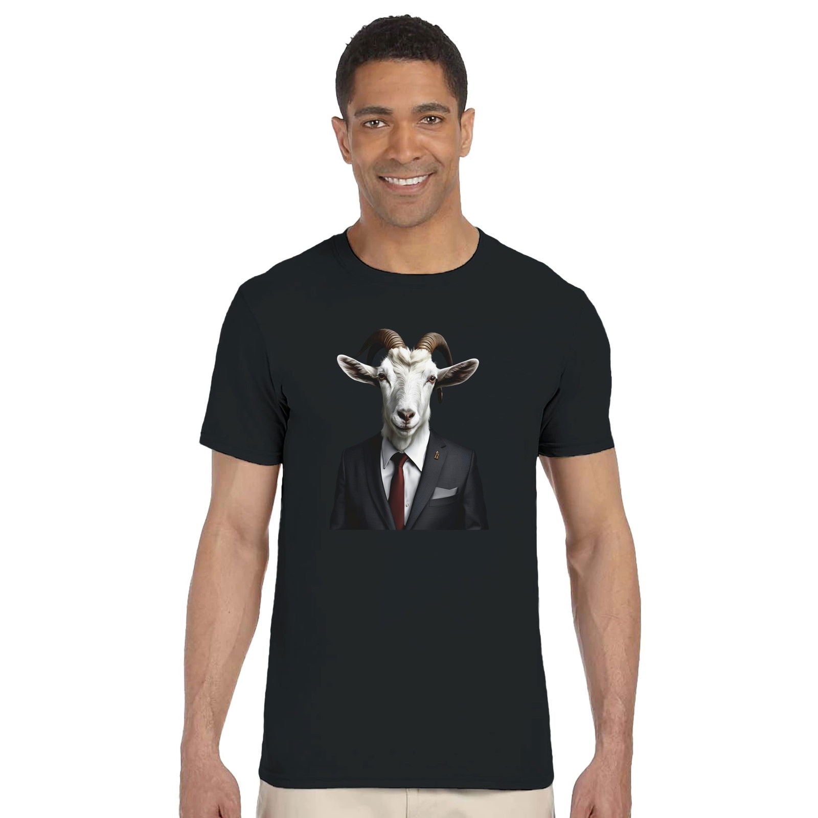 Dandy Animal Goat | T-shirt Unisex - Tshirt-Fabriek.nl