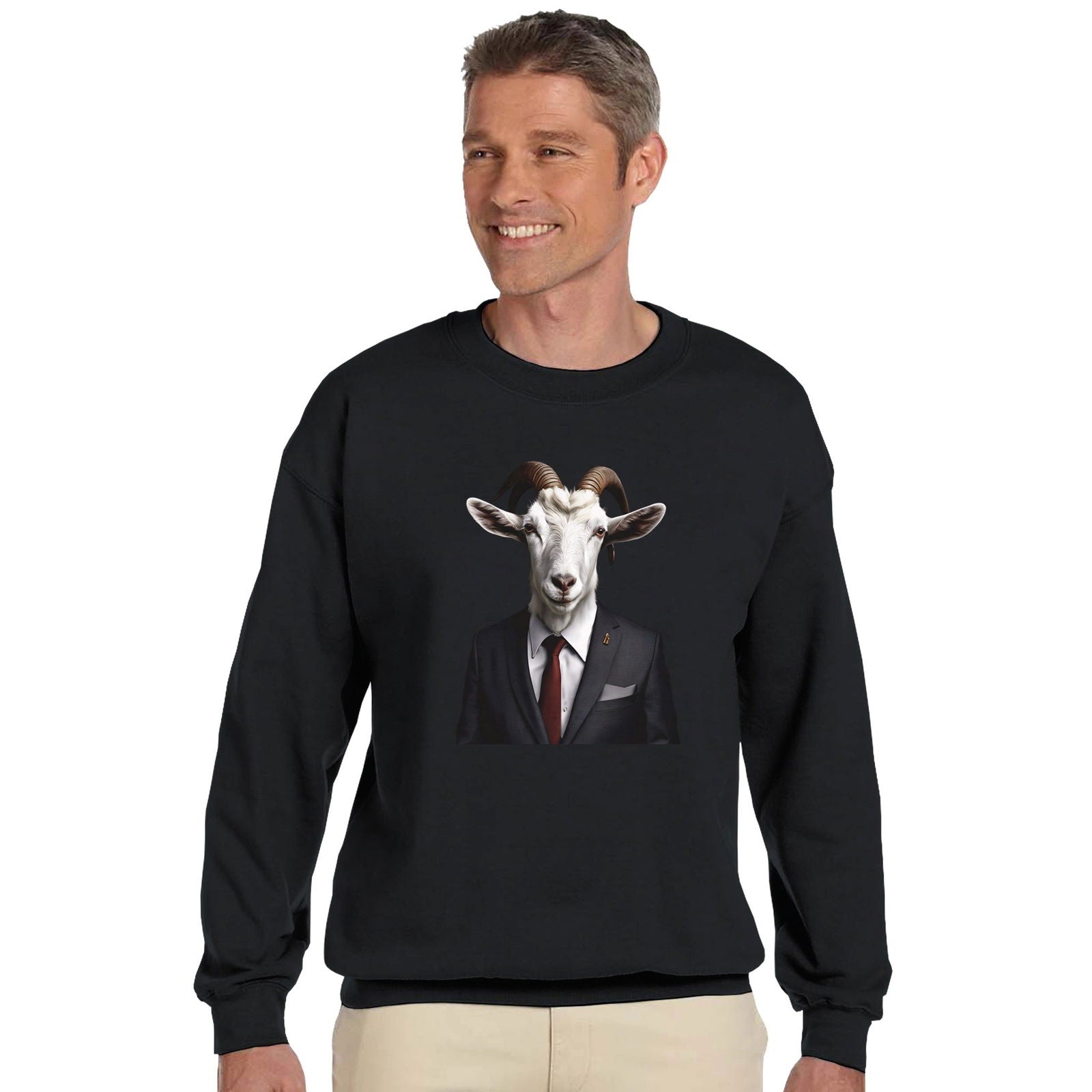 Dandy Animal Goat | Trui Unisex - Tshirt-Fabriek.nl