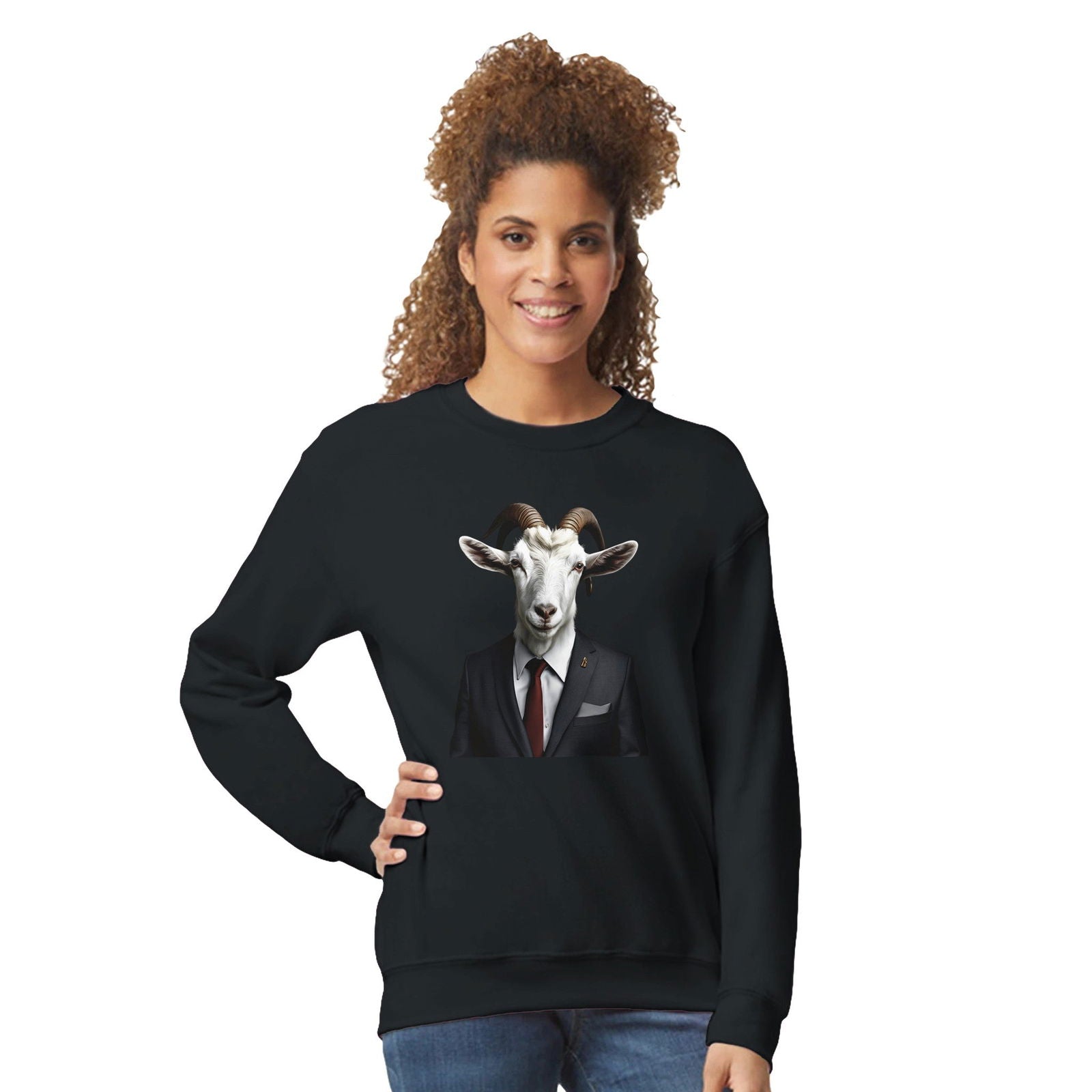 Dandy Animal Goat | Trui Unisex - Tshirt-Fabriek.nl