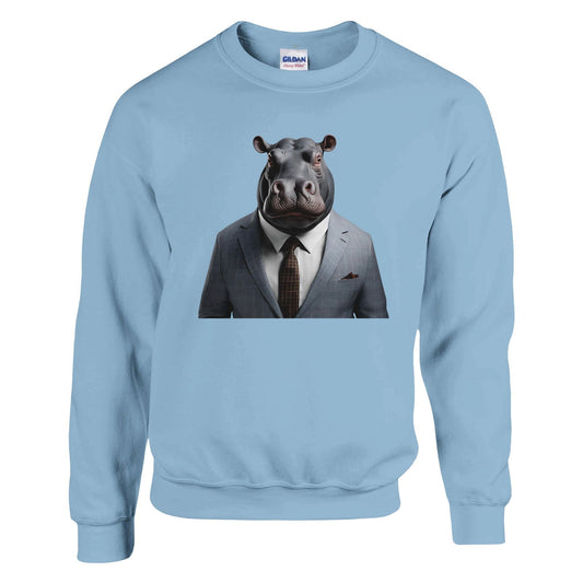 Dandy Animal Hippo | Trui Unisex - Tshirt-Fabriek.nl