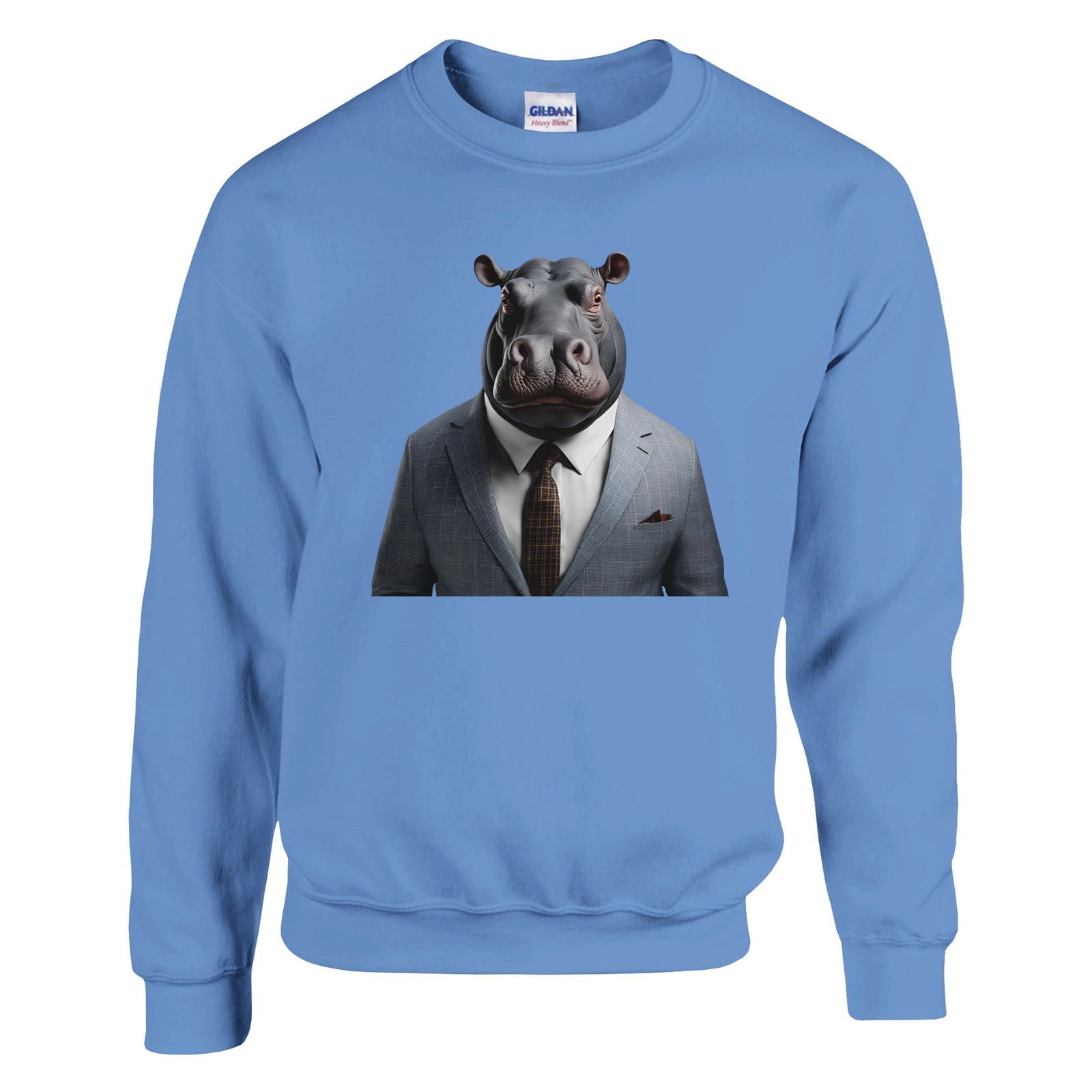 Dandy Animal Hippo | Trui Unisex - Tshirt-Fabriek.nl