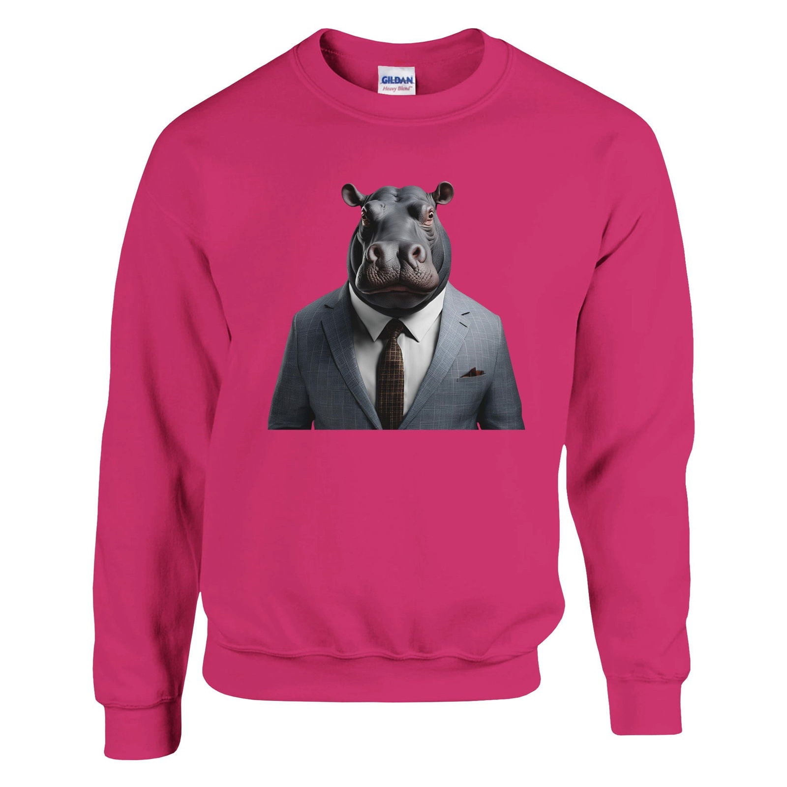 Dandy Animal Hippo | Trui Unisex - Tshirt-Fabriek.nl