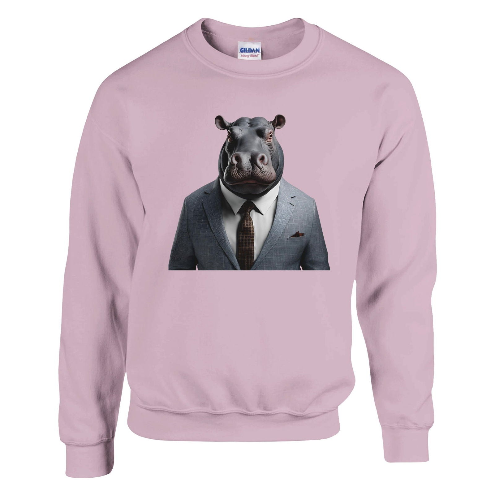 Dandy Animal Hippo | Trui Unisex - Tshirt-Fabriek.nl