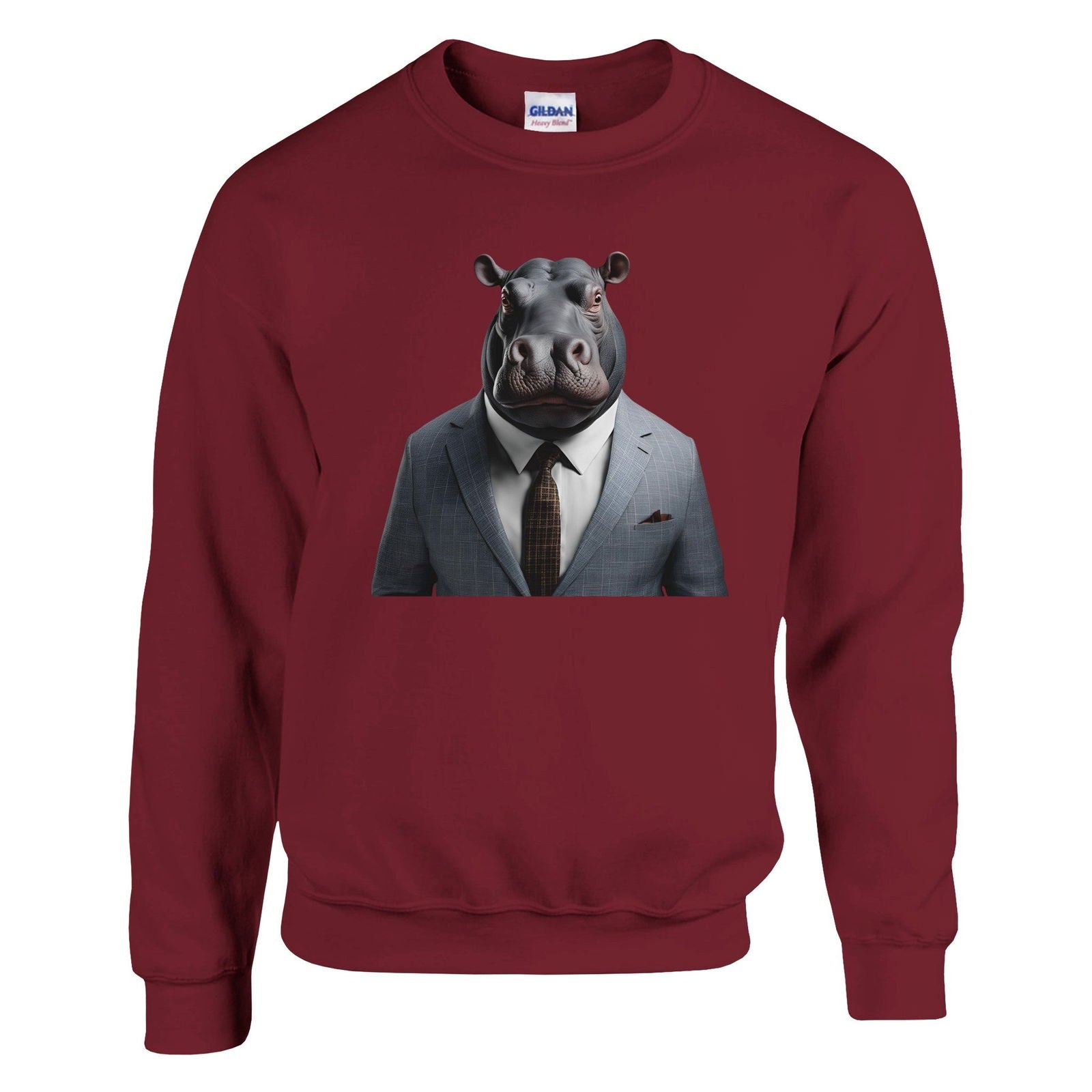 Dandy Animal Hippo | Trui Unisex - Tshirt-Fabriek.nl