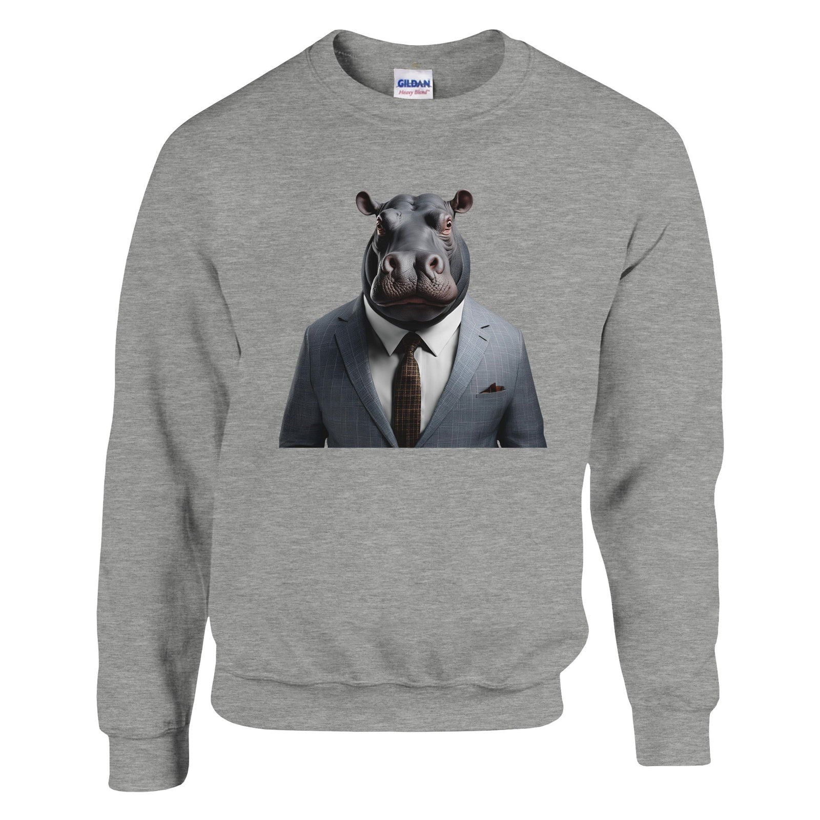 Dandy Animal Hippo | Trui Unisex - Tshirt-Fabriek.nl