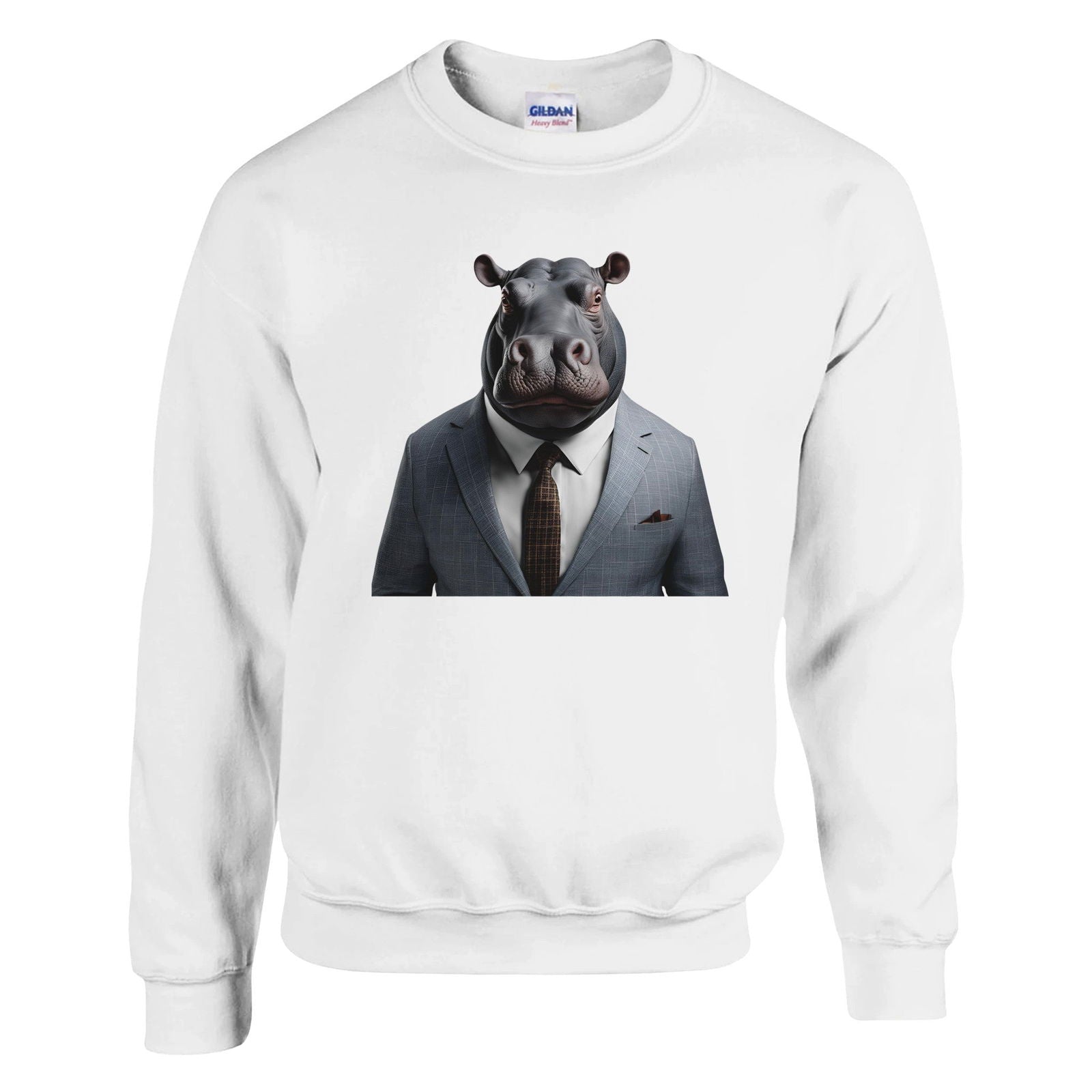 Dandy Animal Hippo | Trui Unisex - Tshirt-Fabriek.nl