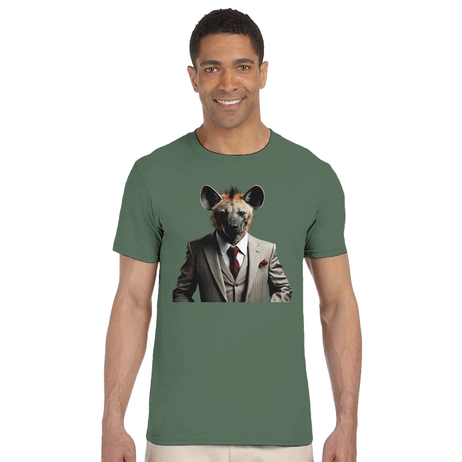 Dandy Animal Hyena | T-shirt Unisex - Tshirt-Fabriek.nl