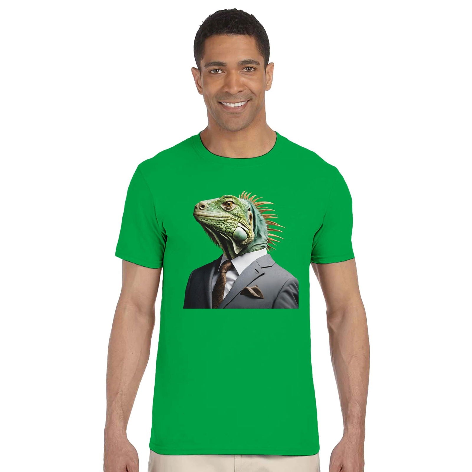 Dandy Animal Iguana | T-shirt Unisex - Tshirt-Fabriek.nl