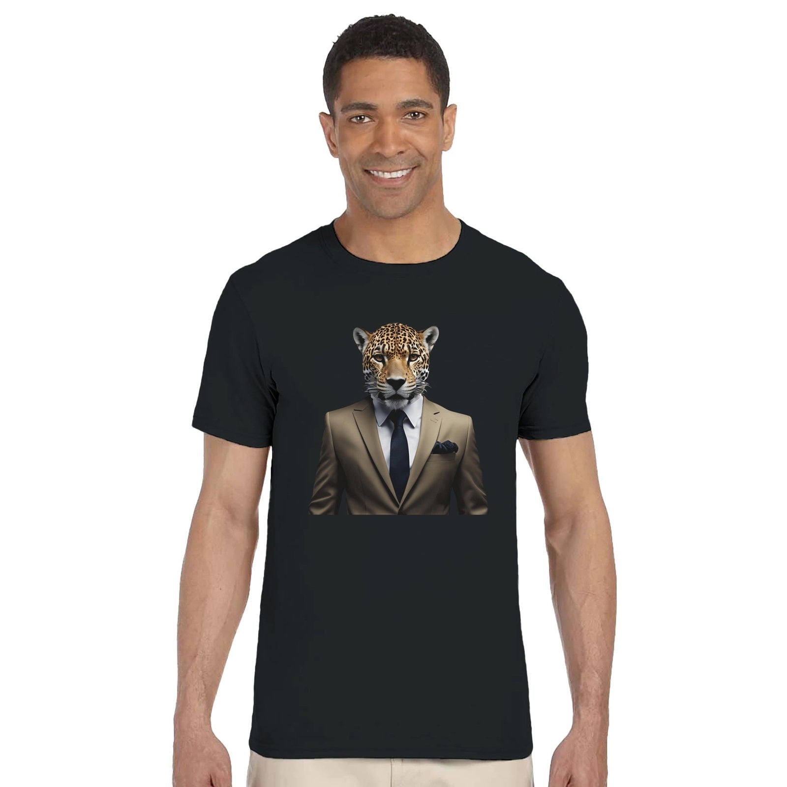 Dandy Animal Leopard | T-shirt Unisex - Tshirt-Fabriek.nl