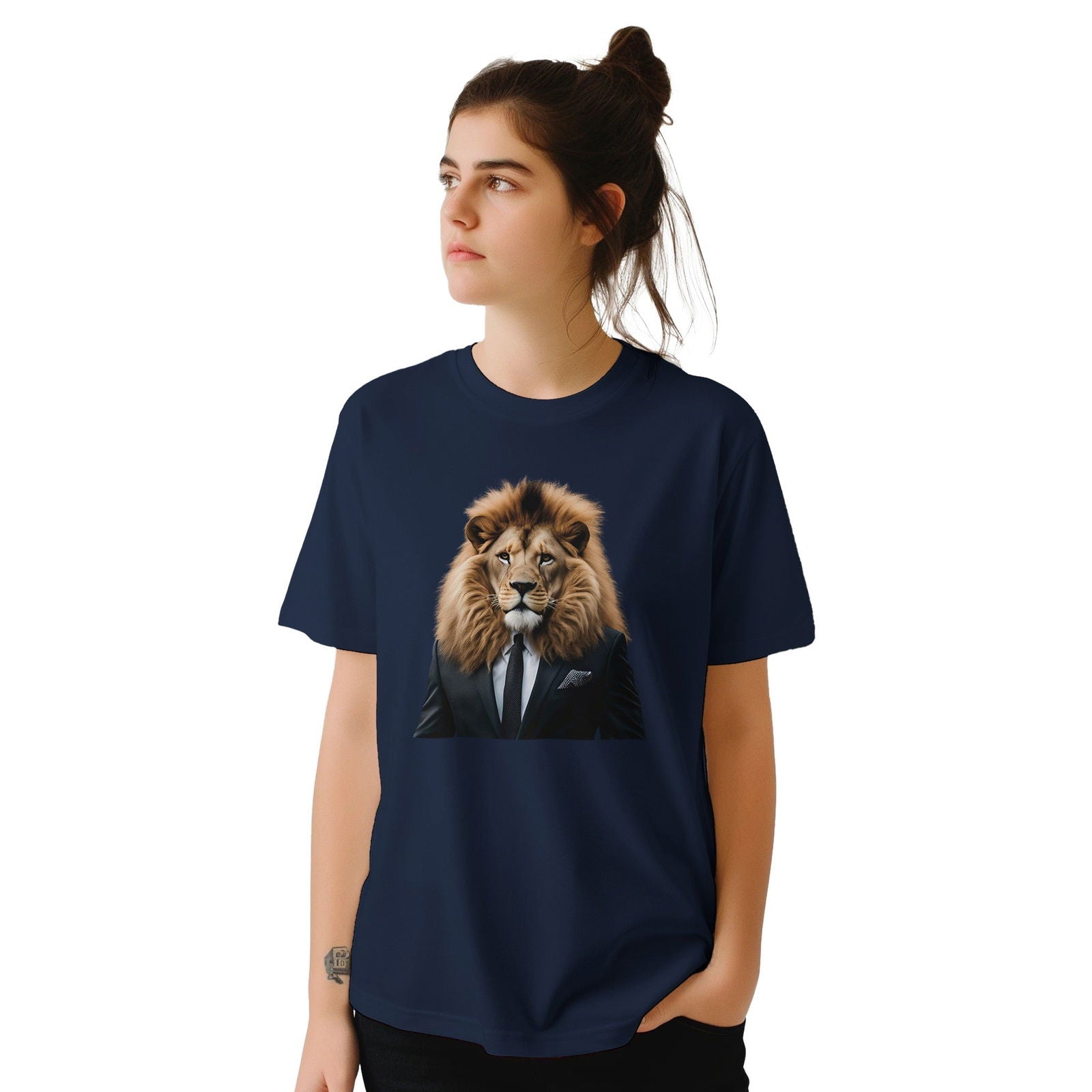 Dandy Animal Lion | T-shirt Unisex - Tshirt-Fabriek.nl