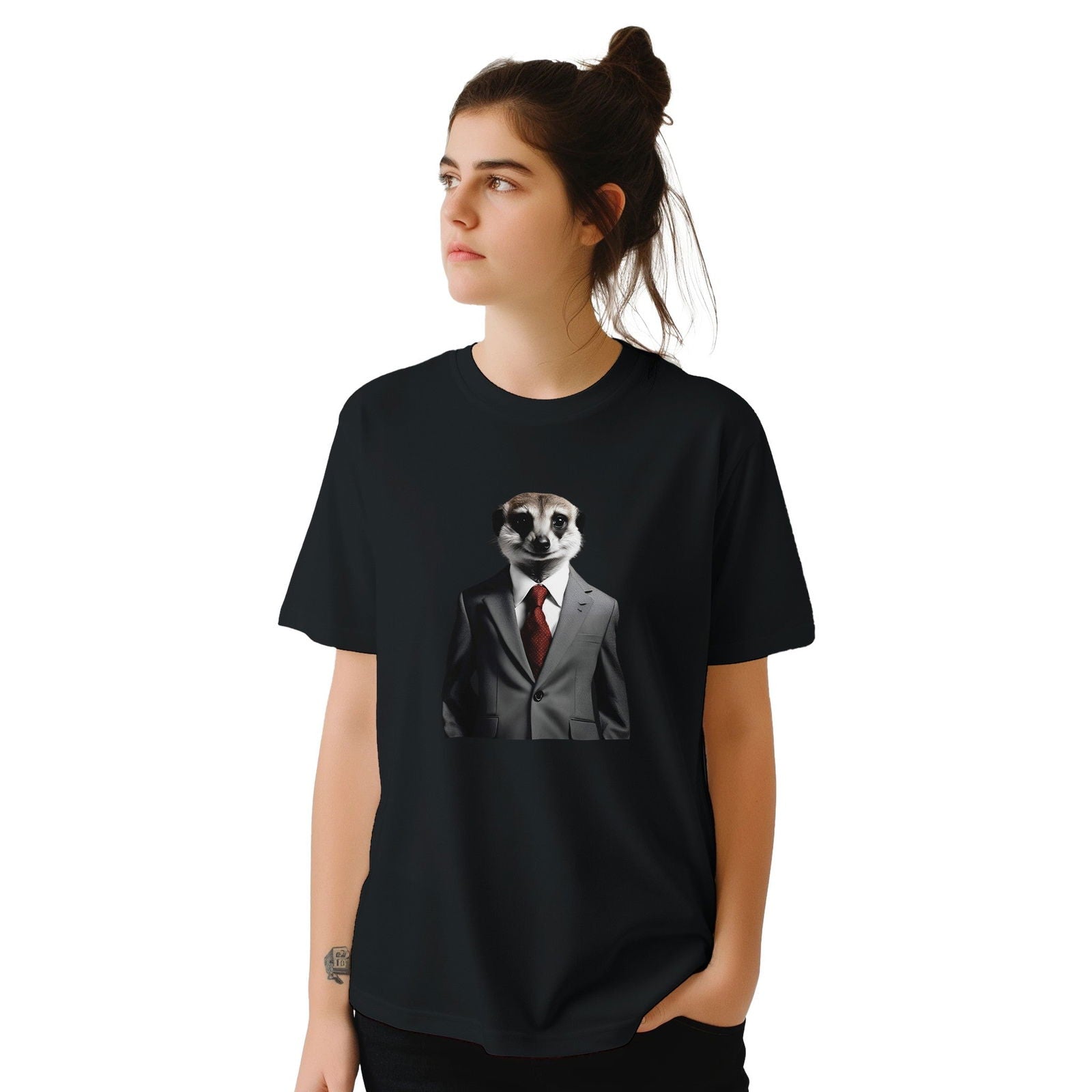 Dandy Animal Meerkat | T-shirt Unisex - Tshirt-Fabriek.nl