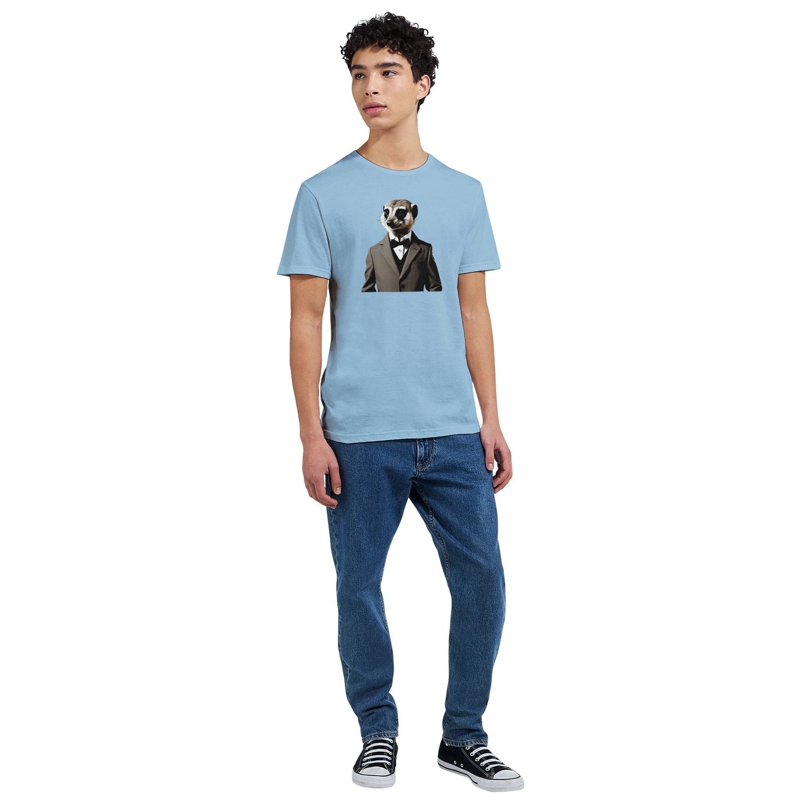 Dandy Animal Meerkat | T-shirt Unisex - Tshirt-Fabriek.nl