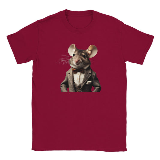 Dandy Animal Mouse | T-shirt Unisex - Tshirt-Fabriek.nl