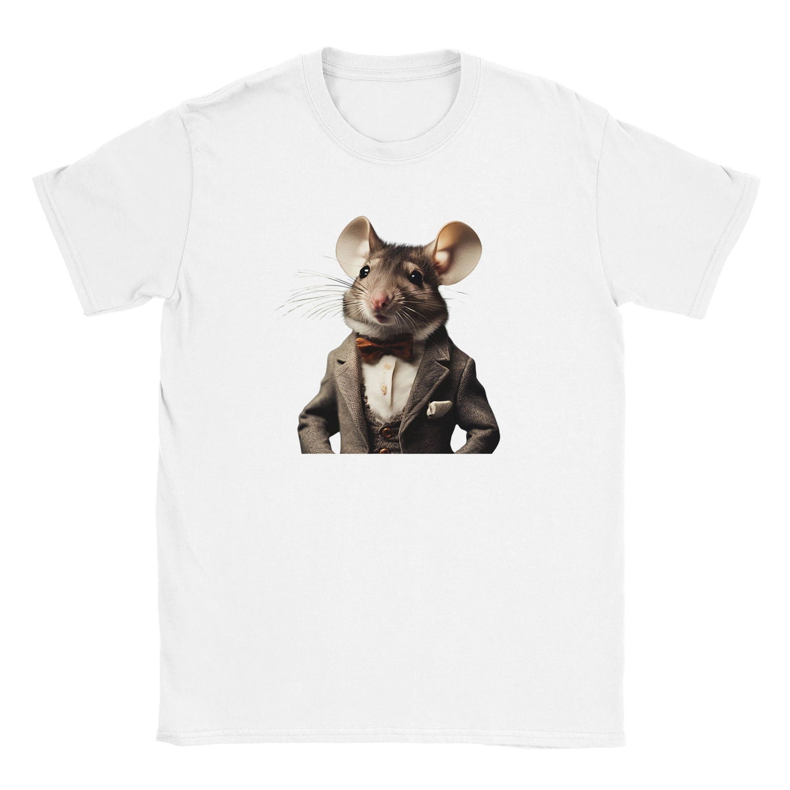 Dandy Animal Mouse | T-shirt Unisex - Tshirt-Fabriek.nl