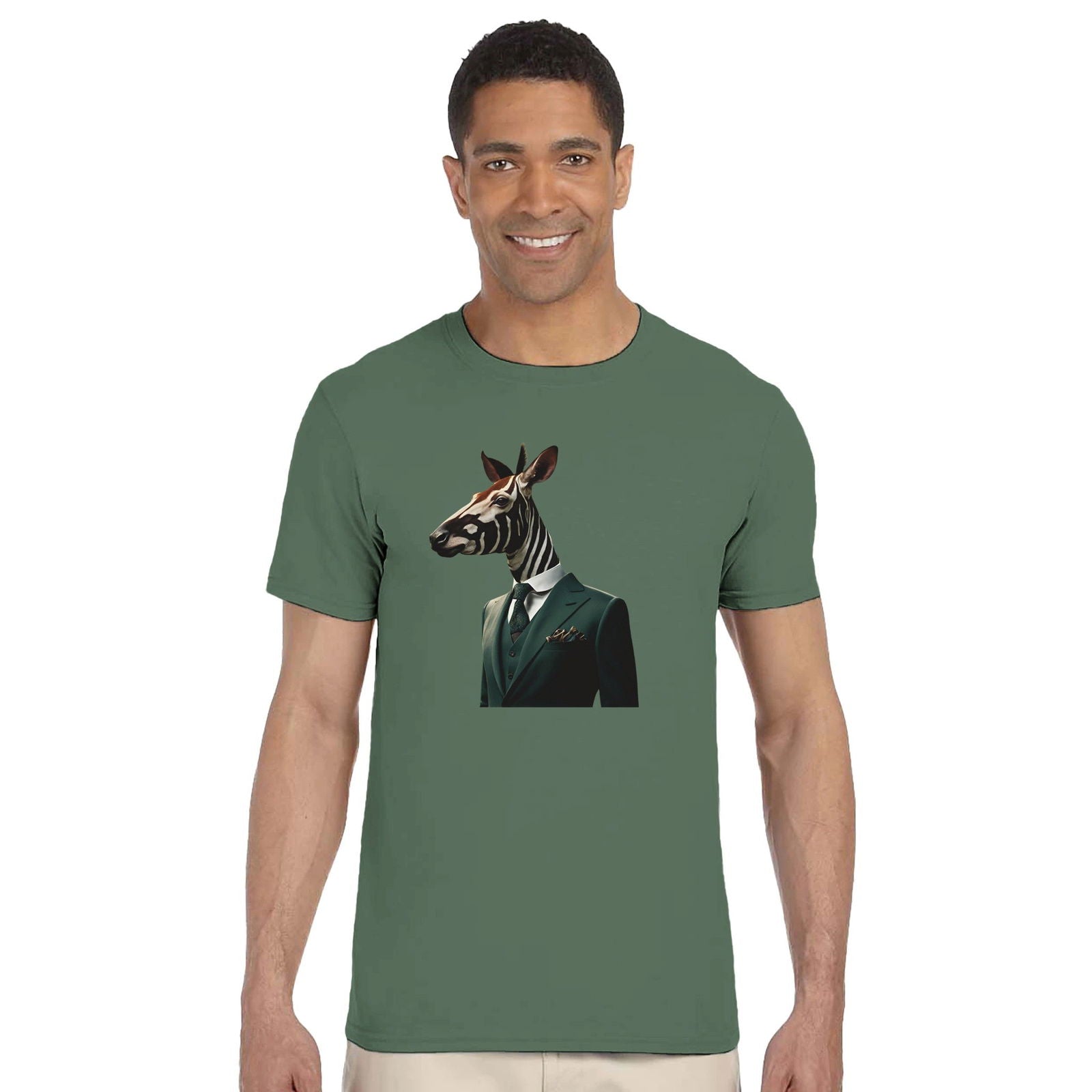 Dandy Animal Okapi | T-shirt Unisex - Tshirt-Fabriek.nl