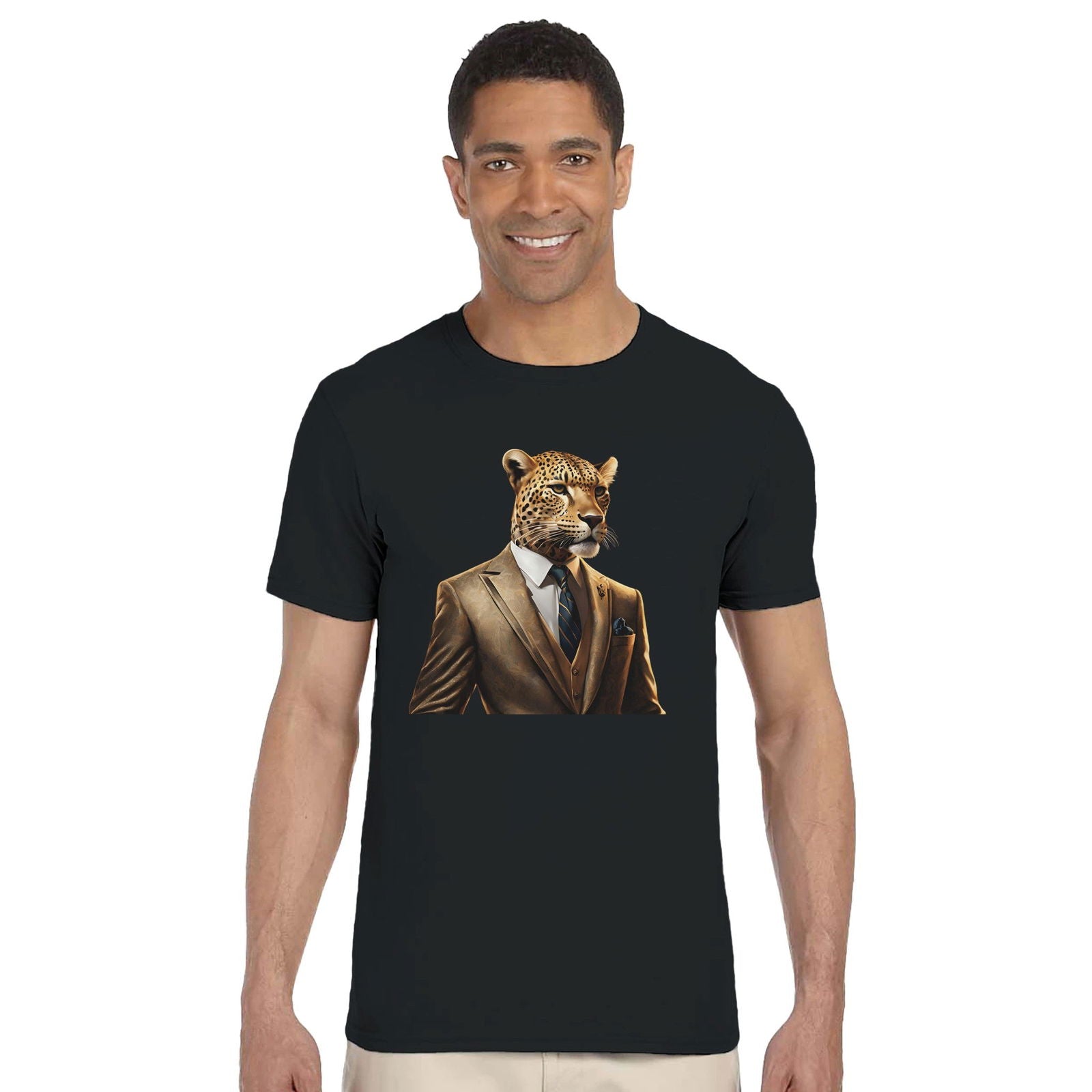 Dandy Animal Panther | T-shirt Unisex - Tshirt-Fabriek.nl