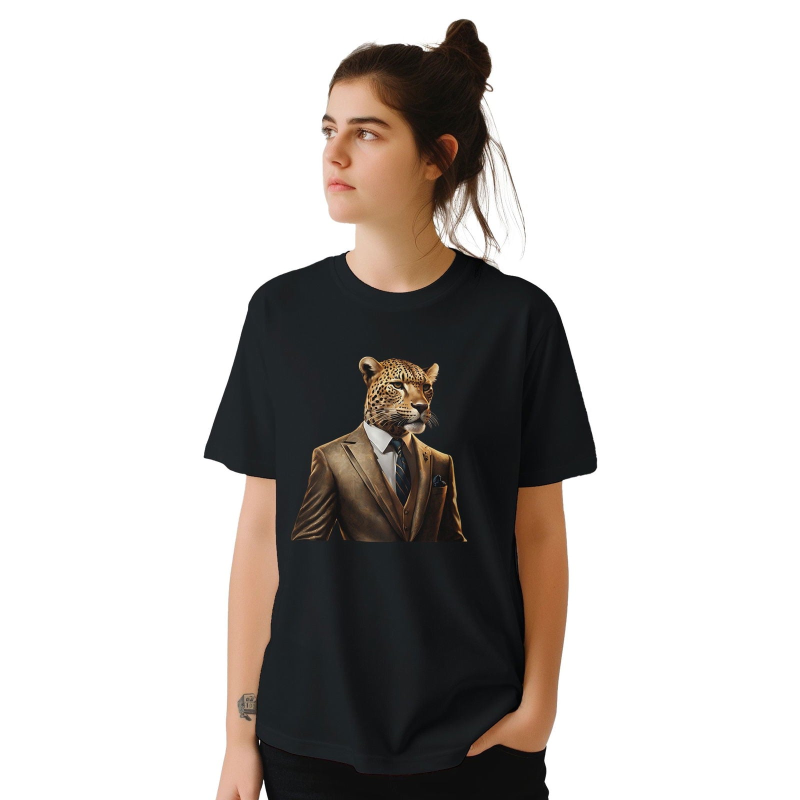 Dandy Animal Panther | T-shirt Unisex - Tshirt-Fabriek.nl