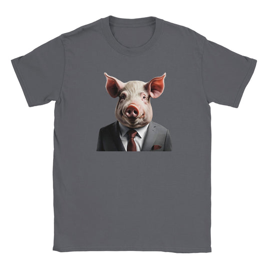 Dandy Animal Pig 2 | T-shirt Unisex - Tshirt-Fabriek.nl