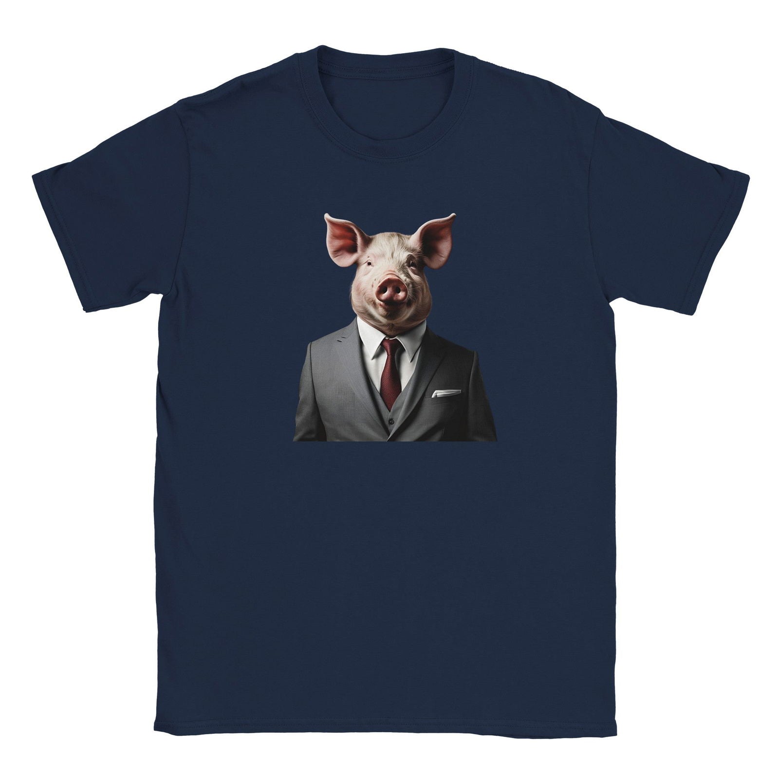 Dandy Animal Pig | T-shirt Unisex - Tshirt-Fabriek.nl