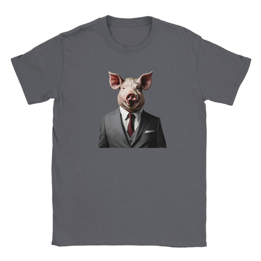 Dandy Animal Pig | T-shirt Unisex - Tshirt-Fabriek.nl