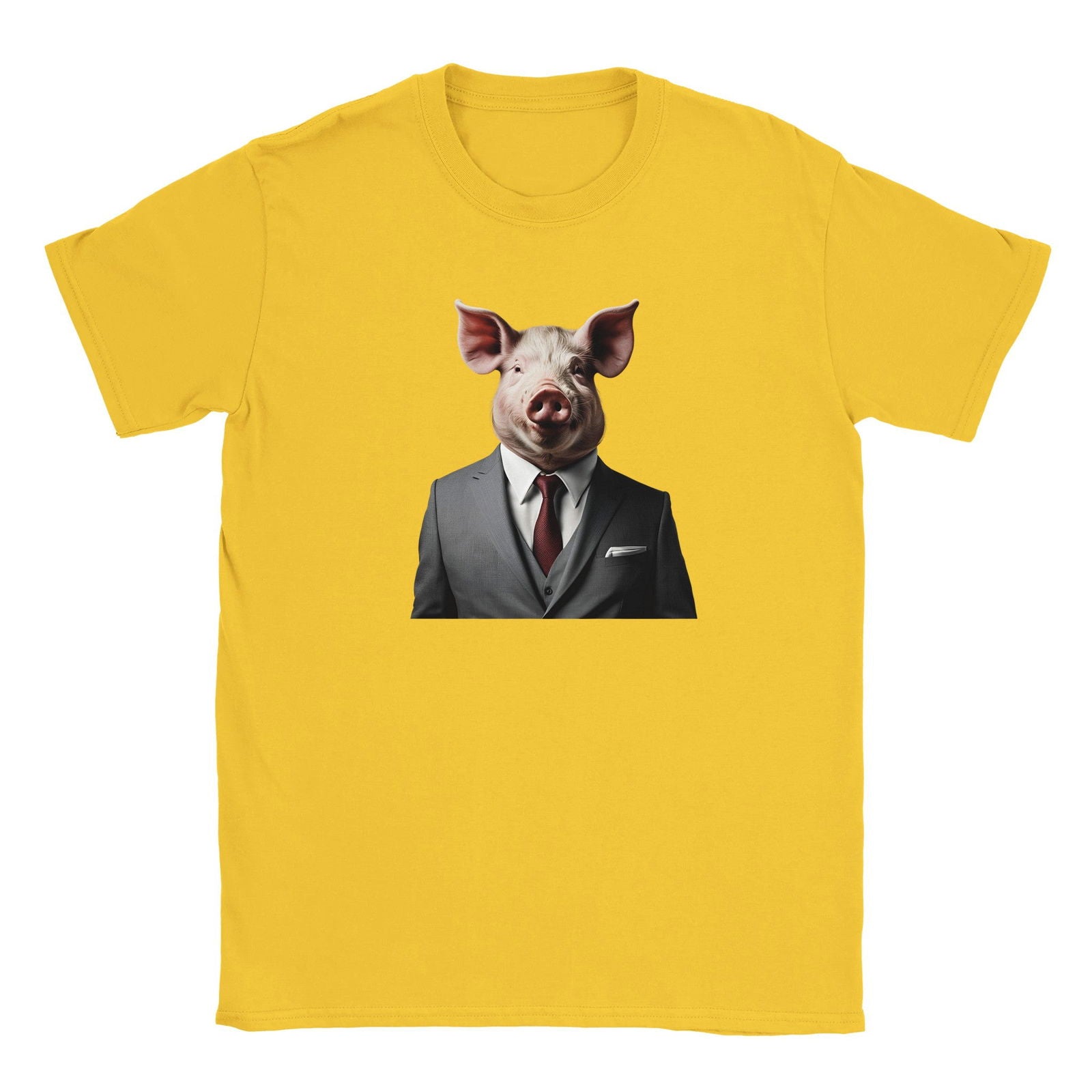 Dandy Animal Pig | T-shirt Unisex - Tshirt-Fabriek.nl