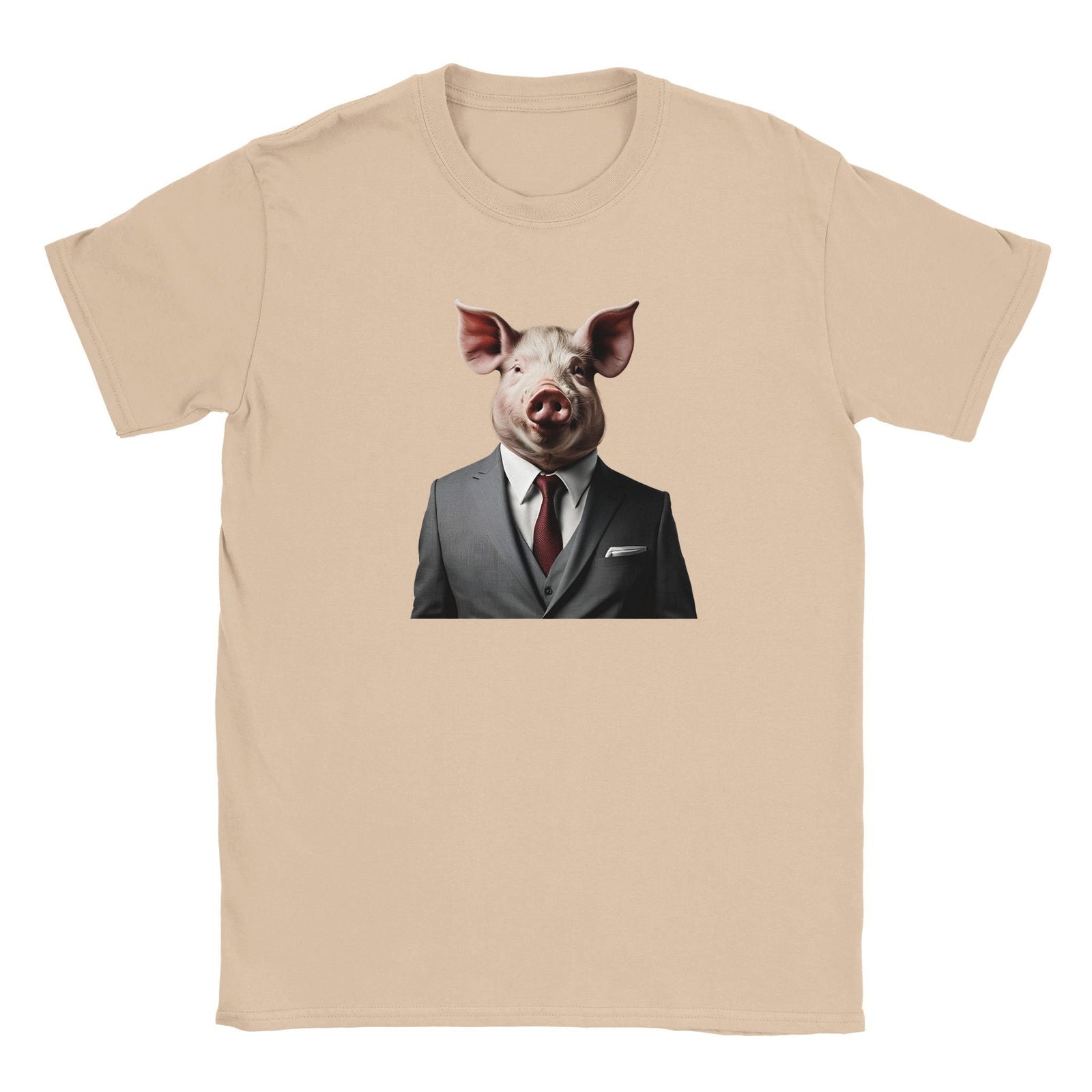 Dandy Animal Pig | T-shirt Unisex - Tshirt-Fabriek.nl