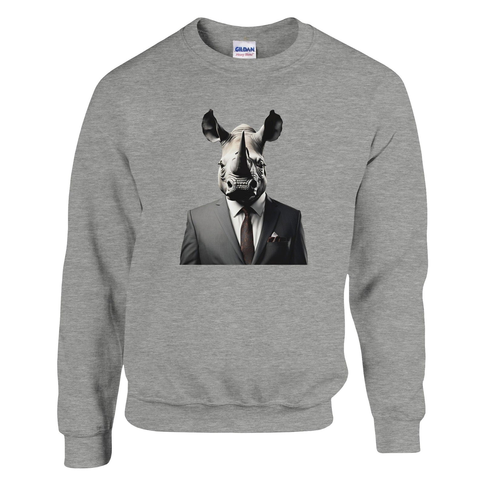 Dandy Animal Rhino | Trui Unisex - Tshirt-Fabriek.nl