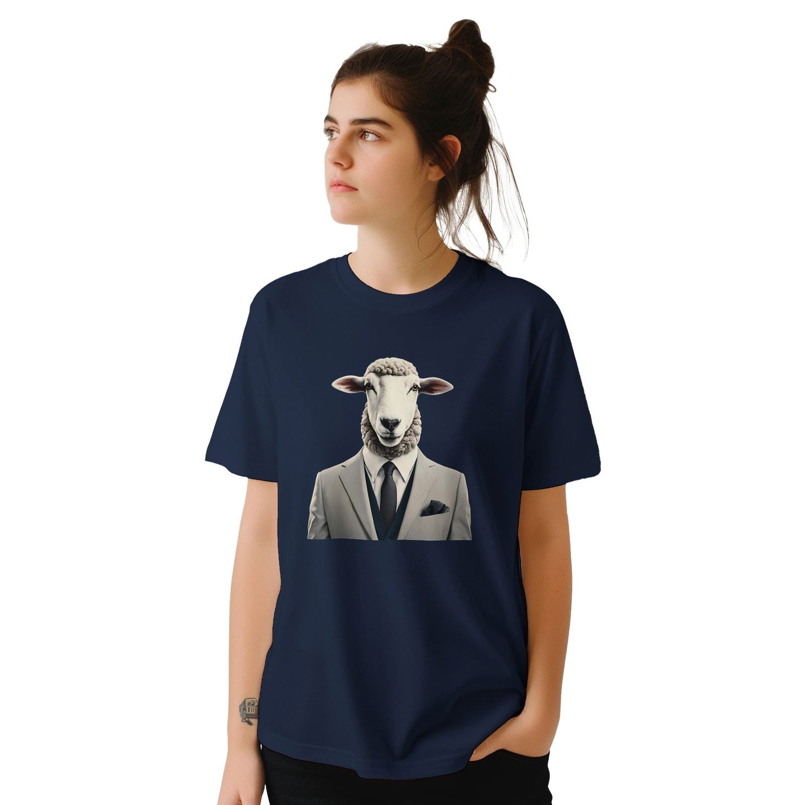 Dandy Animal Sheep | T-shirt Unisex - Tshirt-Fabriek.nl