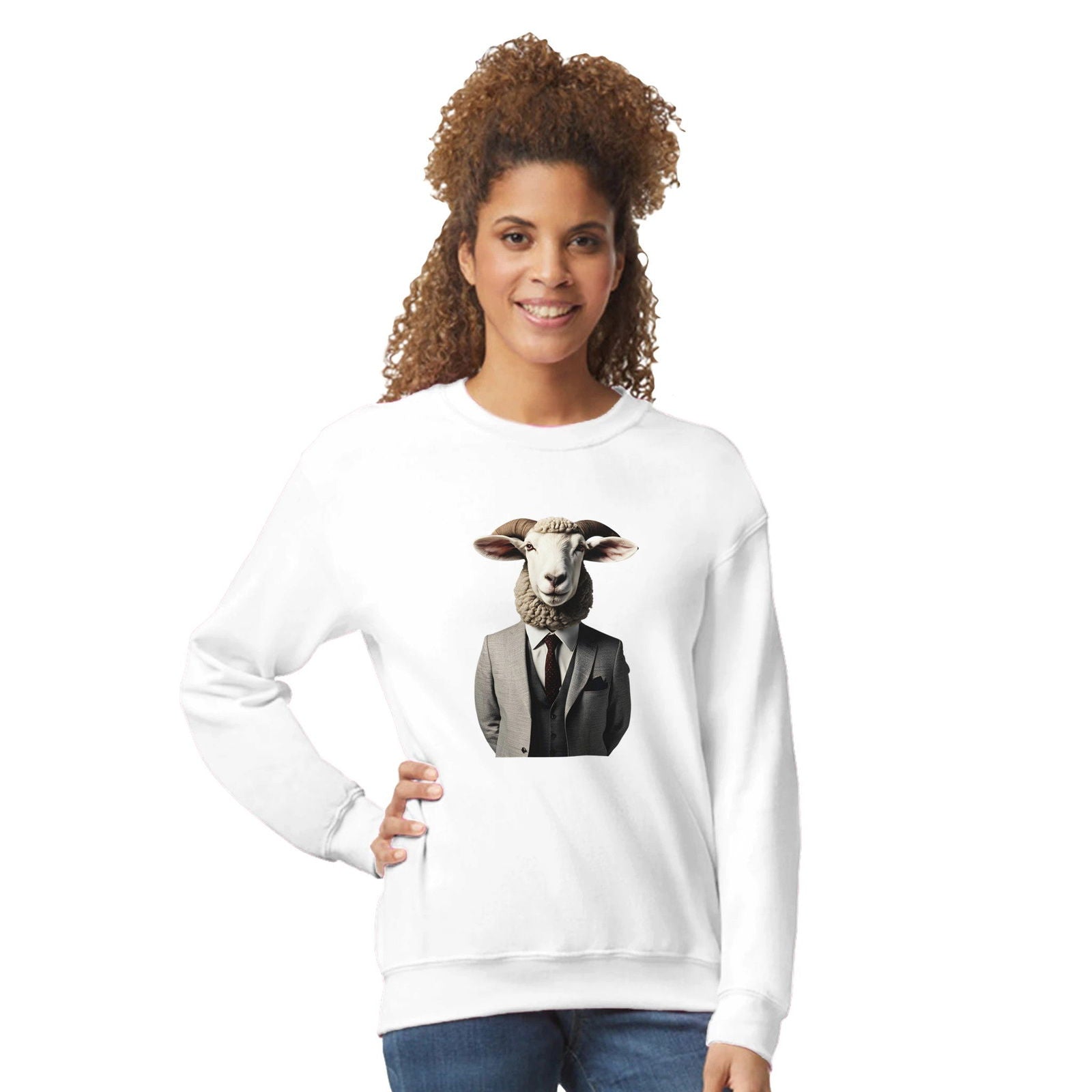 Dandy Animal Sheep | Trui Unisex - Tshirt-Fabriek.nl