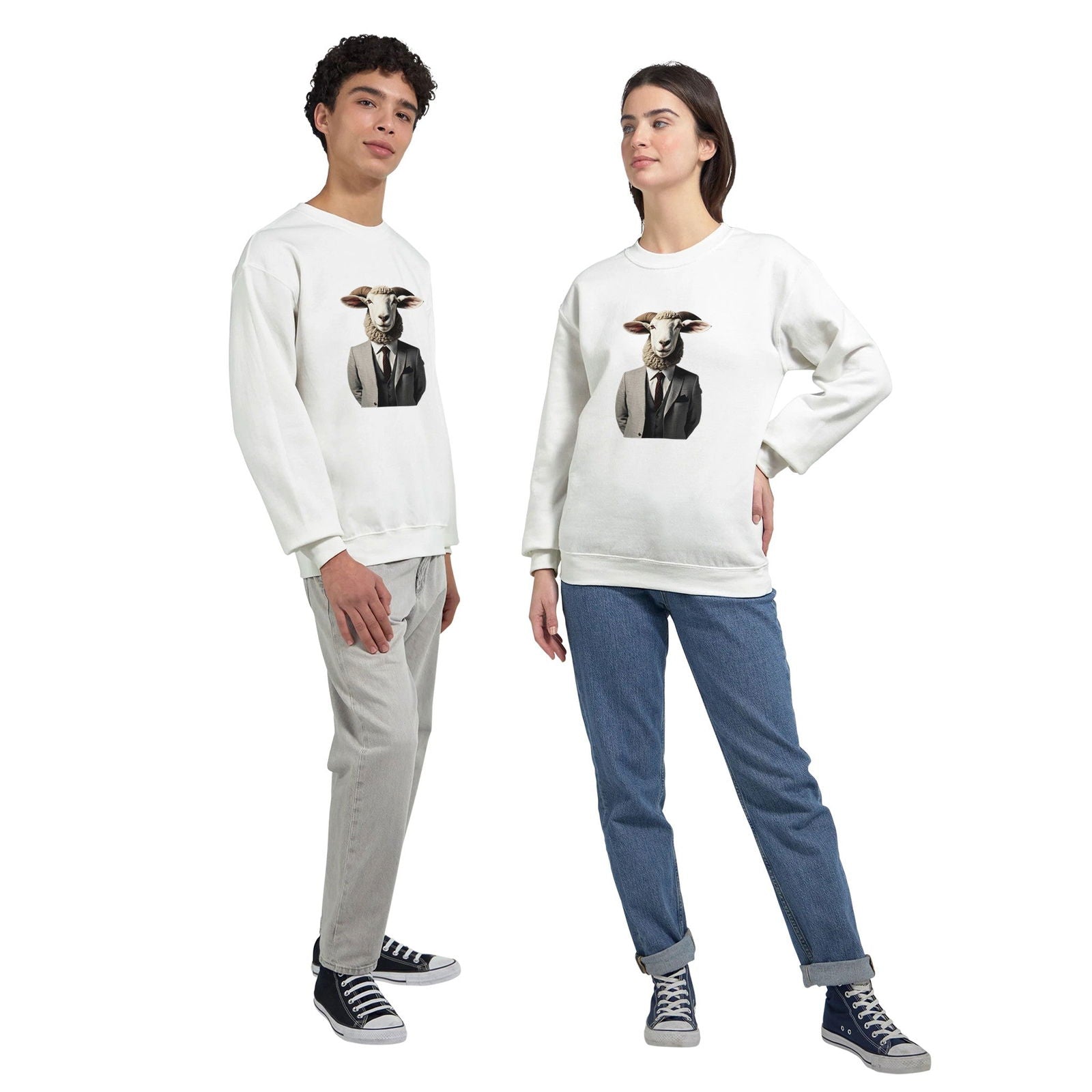 Dandy Animal Sheep | Trui Unisex - Tshirt-Fabriek.nl