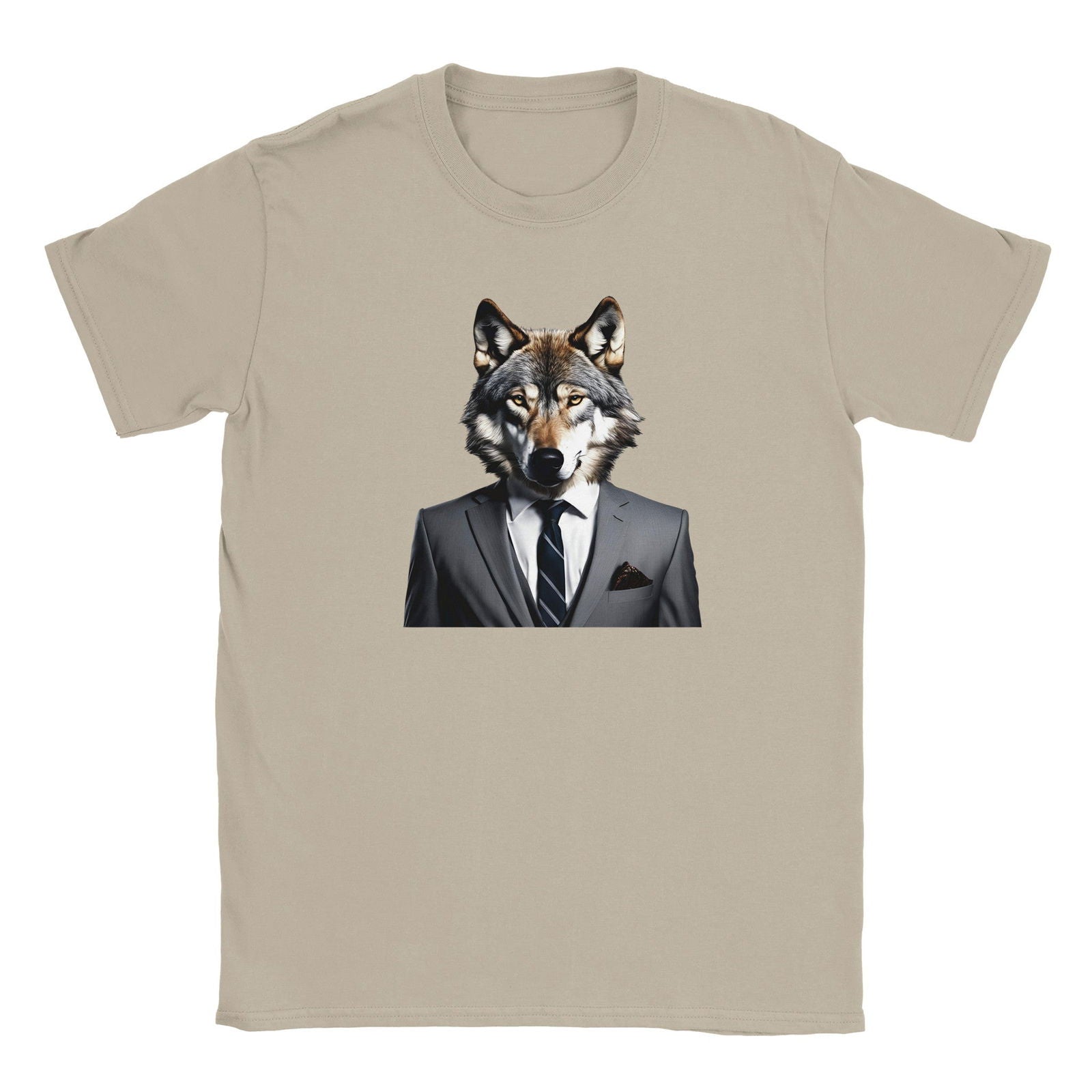 Dandy Animal Wolf | T-shirt Unisex - Tshirt-Fabriek.nl