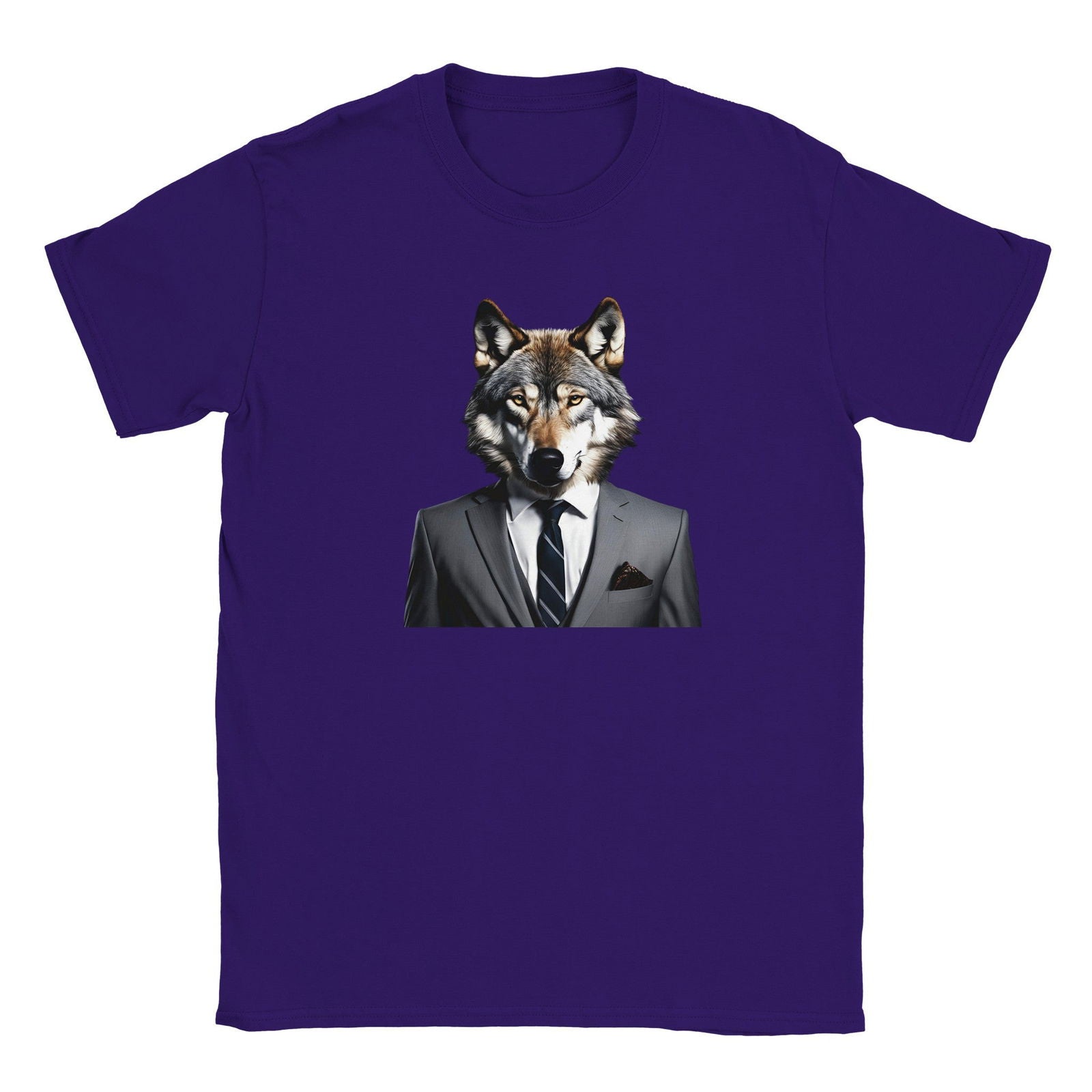 Dandy Animal Wolf | T-shirt Unisex - Tshirt-Fabriek.nl