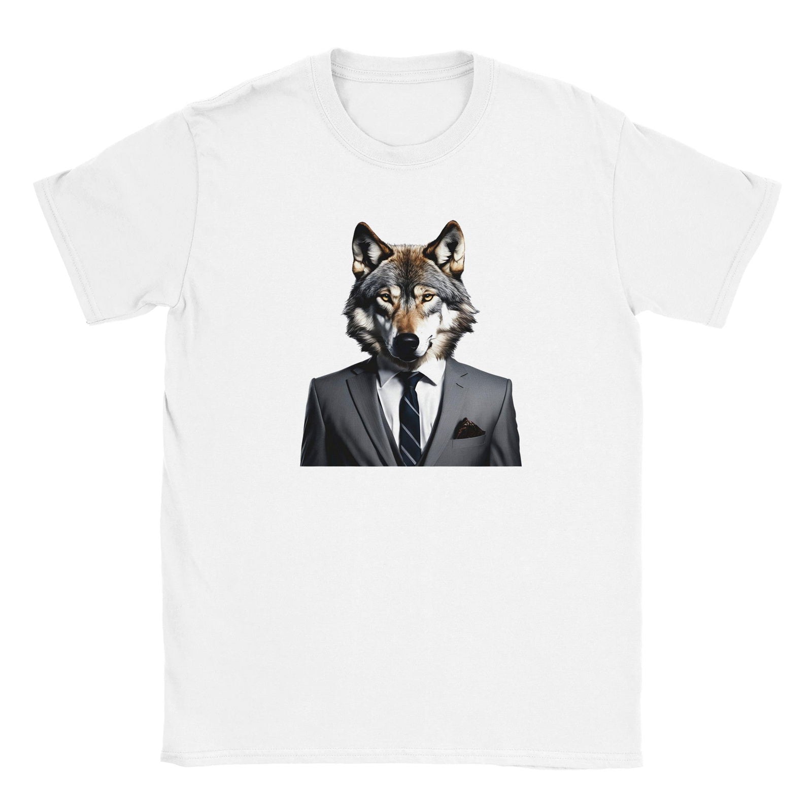 Dandy Animal Wolf | T-shirt Unisex - Tshirt-Fabriek.nl