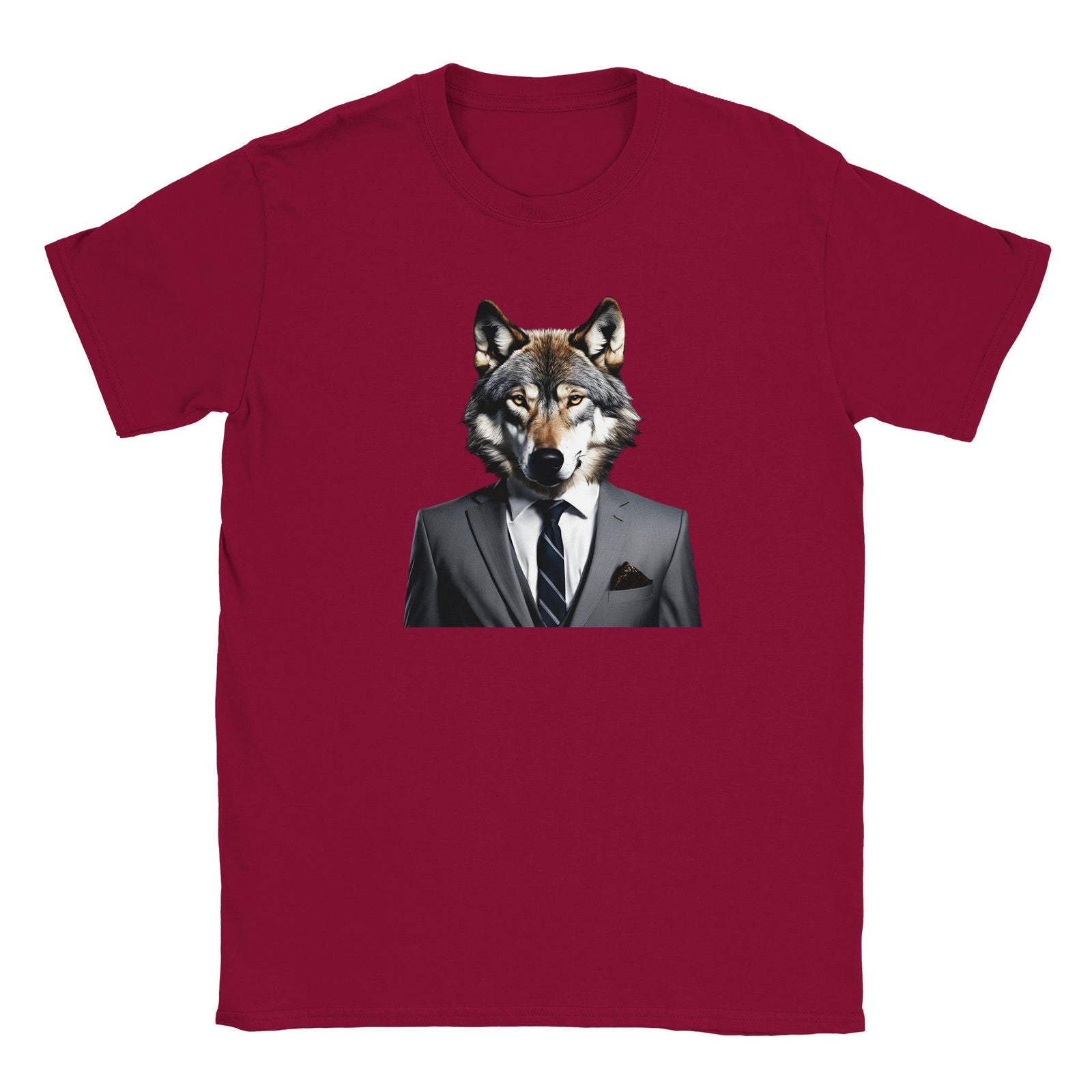 Dandy Animal Wolf | T-shirt Unisex - Tshirt-Fabriek.nl