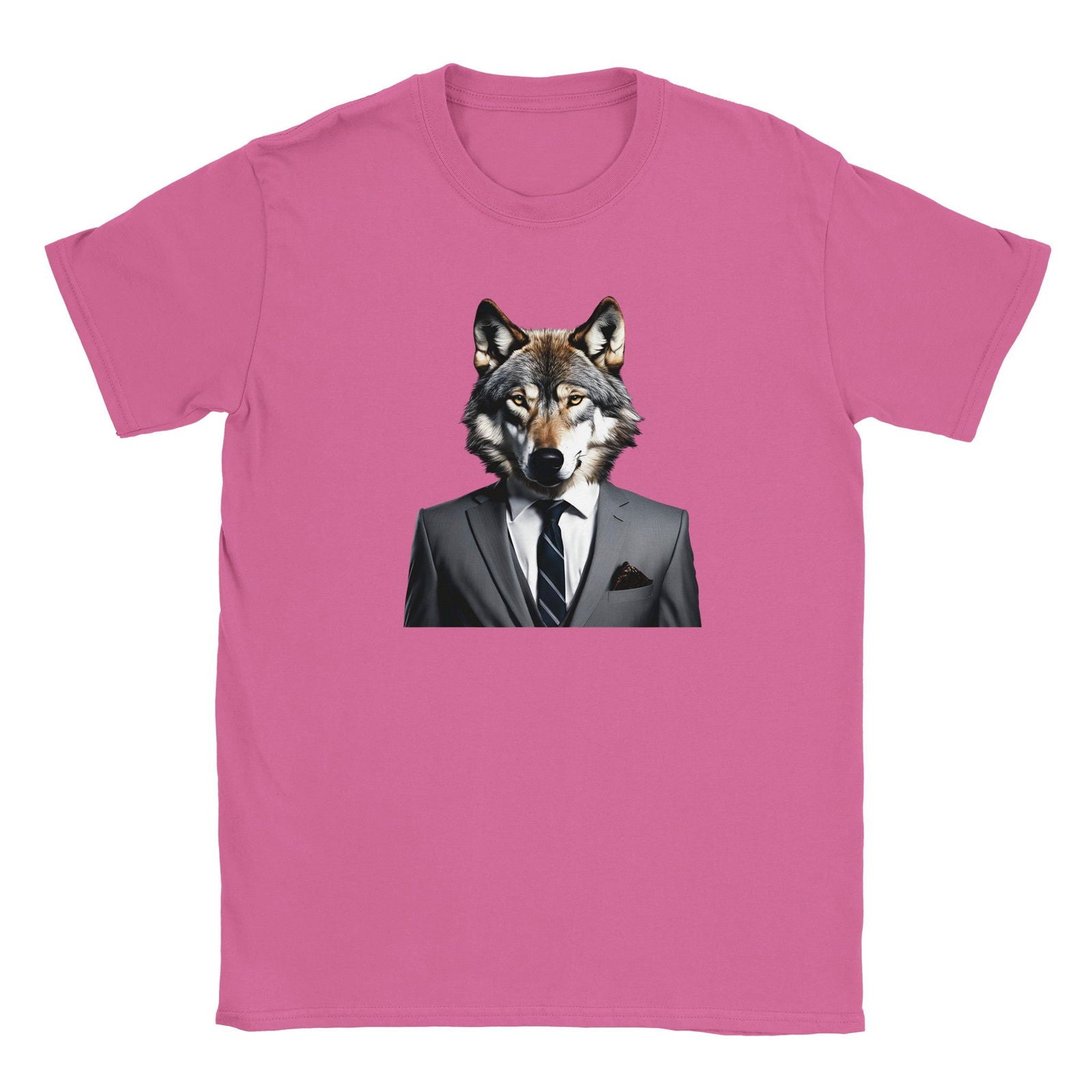 Dandy Animal Wolf | T-shirt Unisex - Tshirt-Fabriek.nl