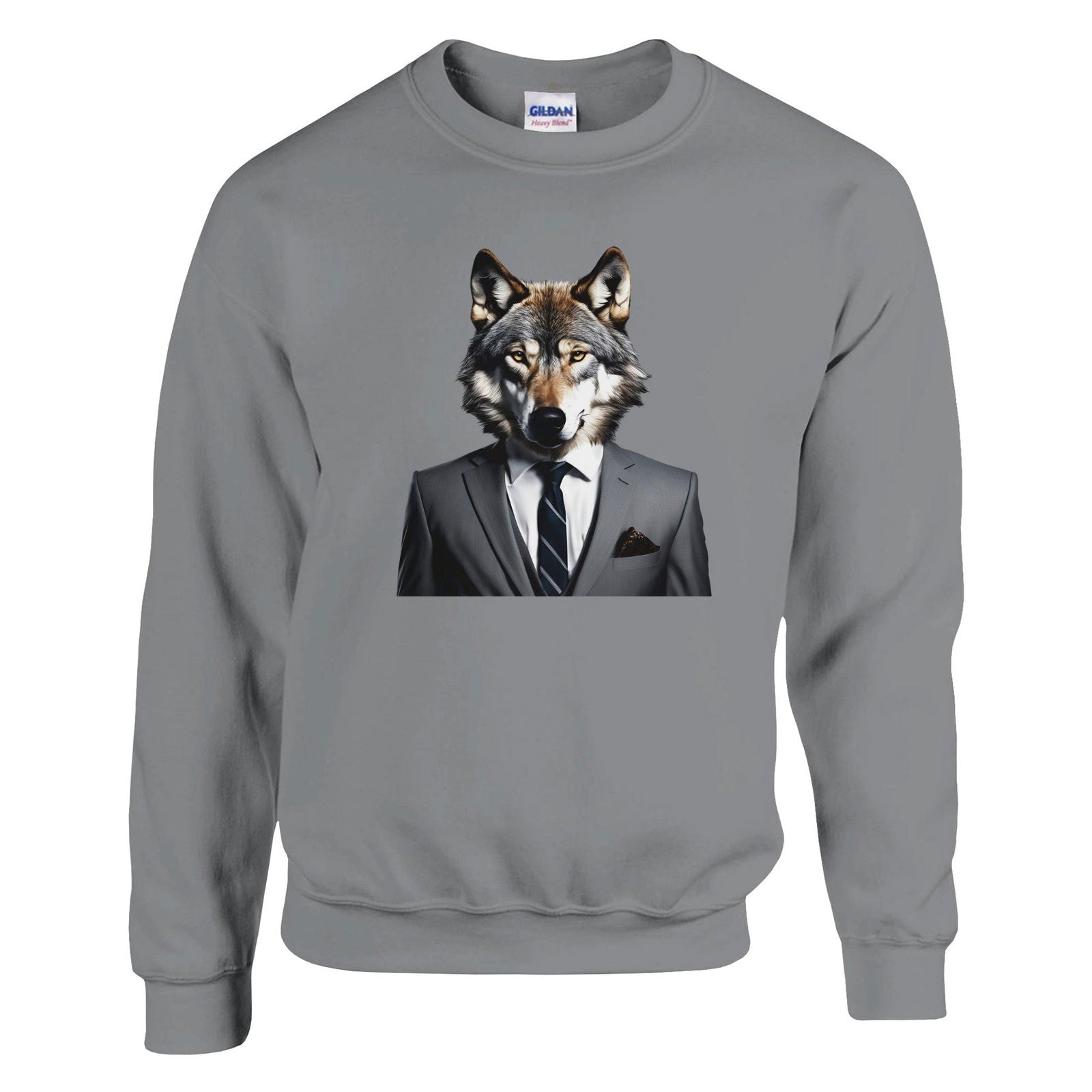 Dandy Animal Wolf | Trui Unisex - Tshirt-Fabriek.nl