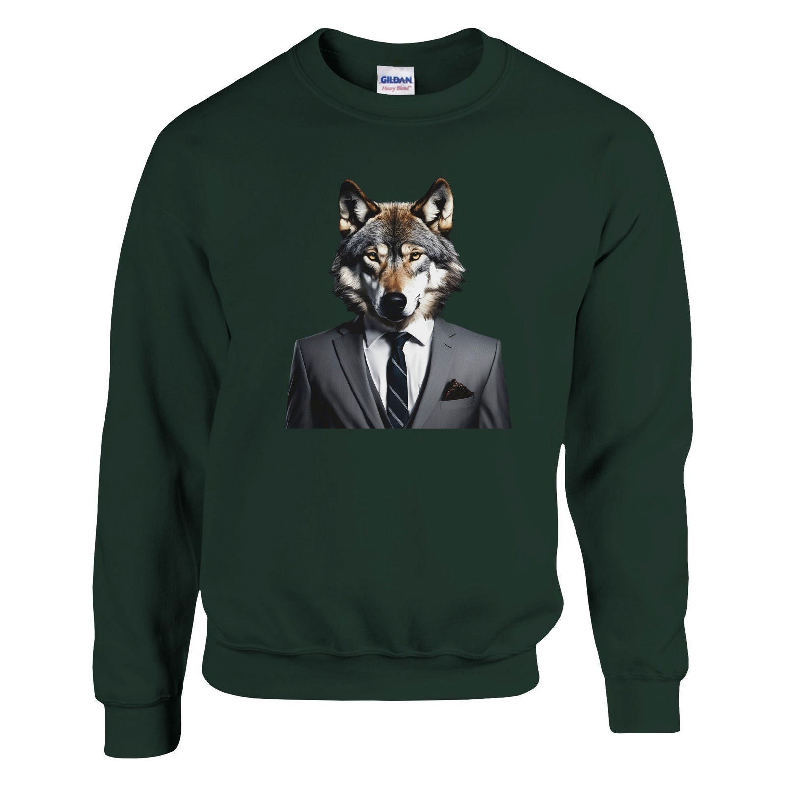 Dandy Animal Wolf | Trui Unisex - Tshirt-Fabriek.nl