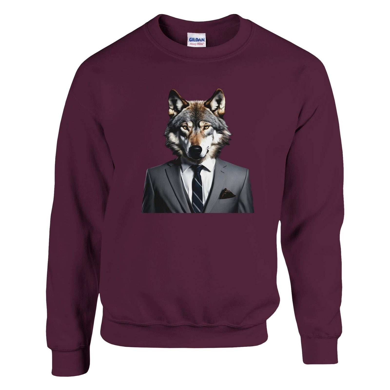 Dandy Animal Wolf | Trui Unisex - Tshirt-Fabriek.nl