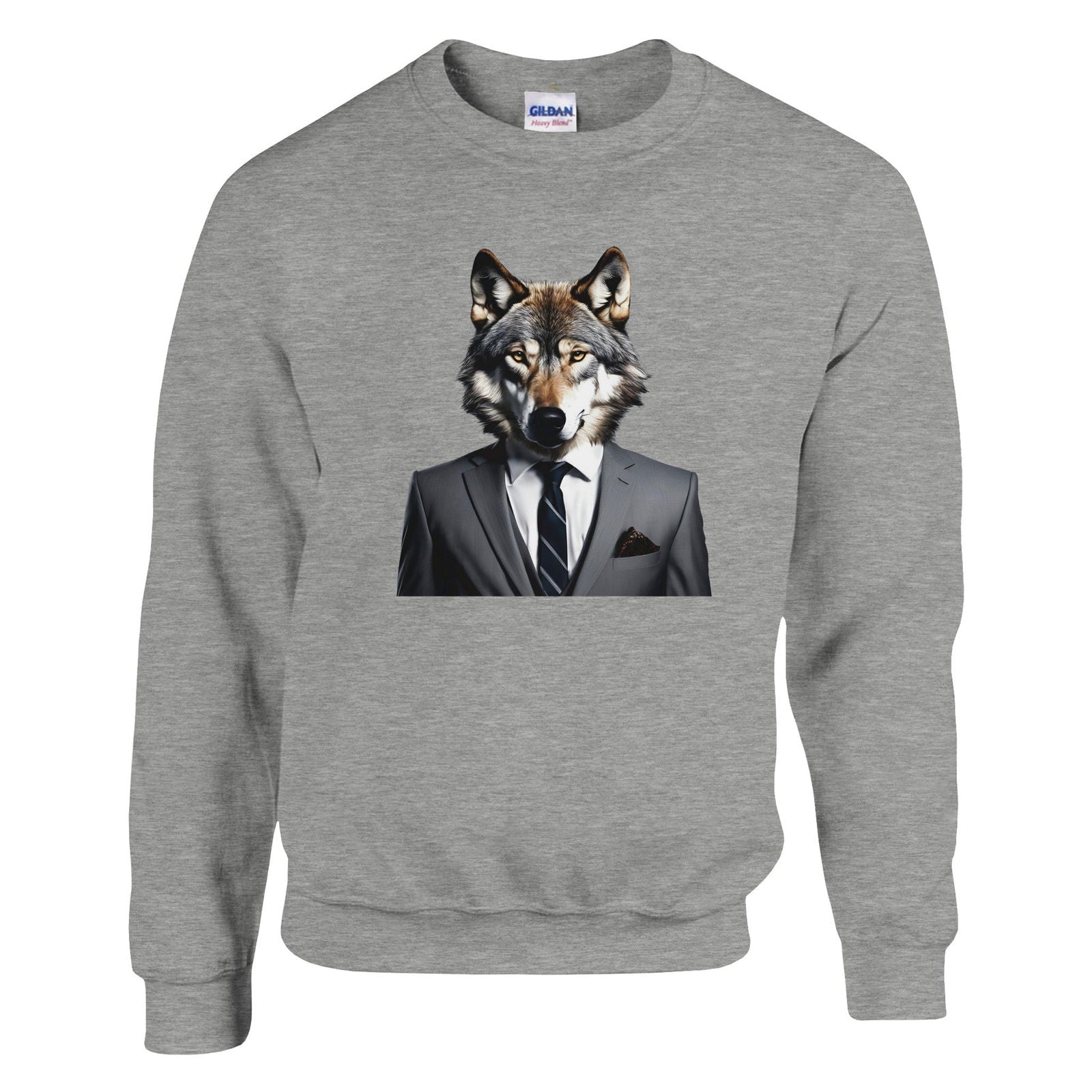 Dandy Animal Wolf | Trui Unisex - Tshirt-Fabriek.nl