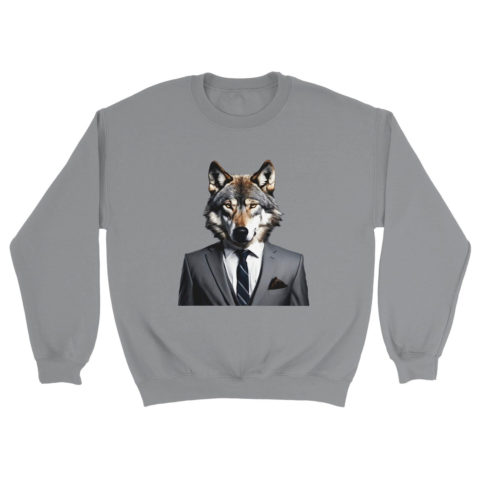 Dandy Animal Wolf | Trui Unisex - Tshirt-Fabriek.nl