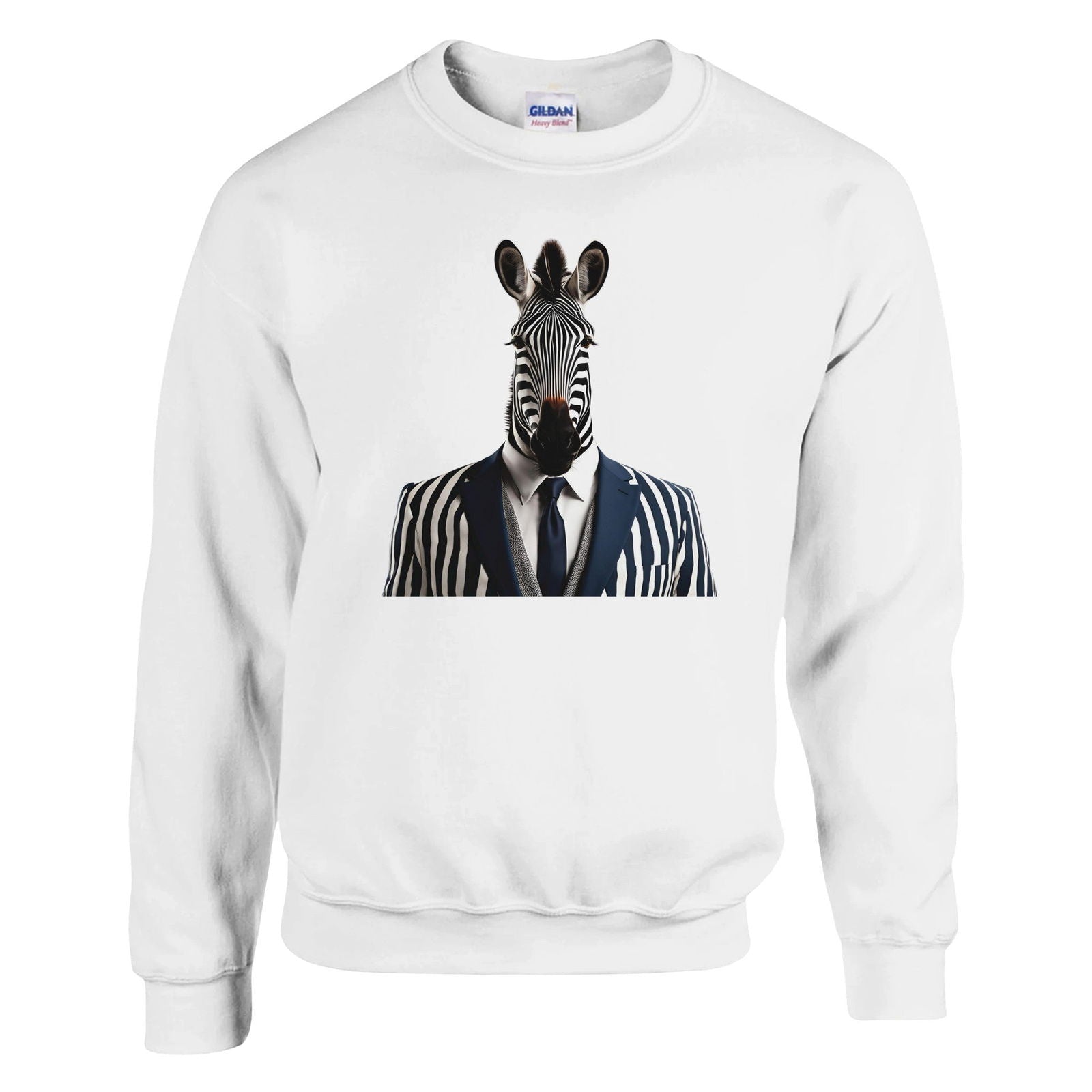 Dandy Animal Zebra | Trui Unisex - Tshirt-Fabriek.nl