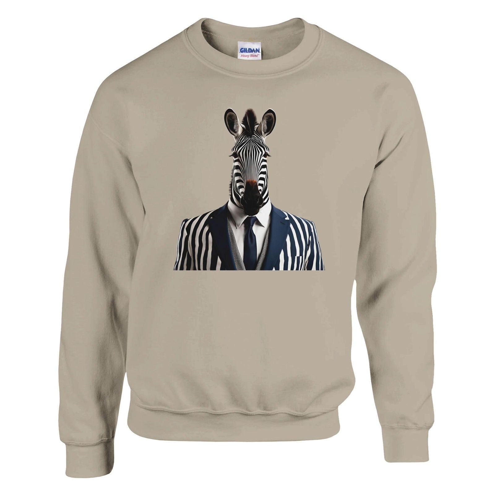 Dandy Animal Zebra | Trui Unisex - Tshirt-Fabriek.nl