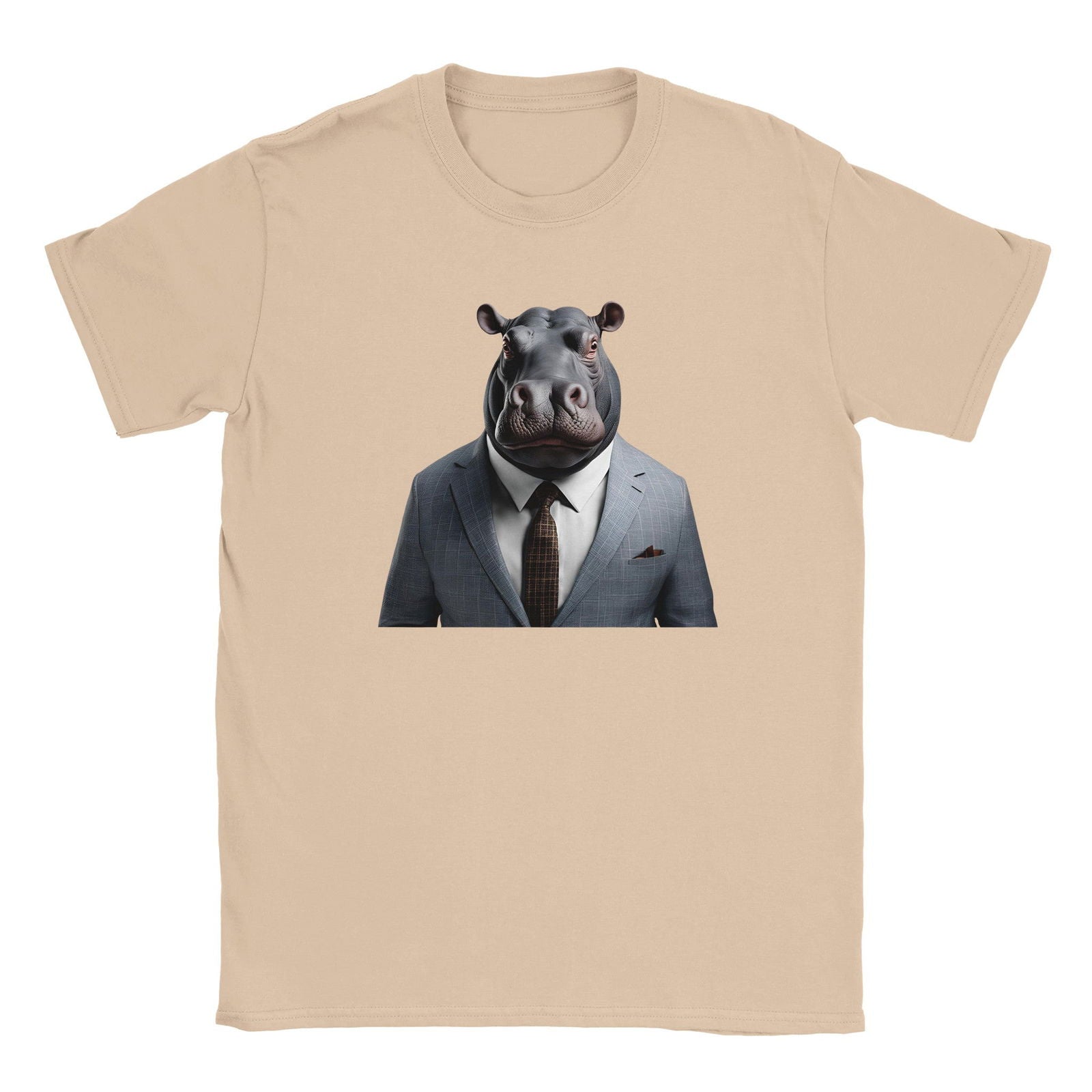 Dandy Animal hippopotamus | T-shirt Unisex - Tshirt-Fabriek.nl