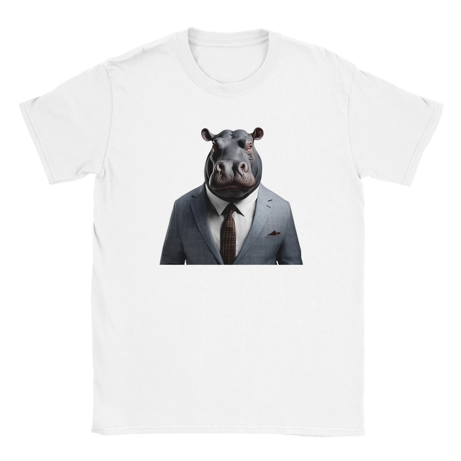 Dandy Animal hippopotamus | T-shirt Unisex - Tshirt-Fabriek.nl